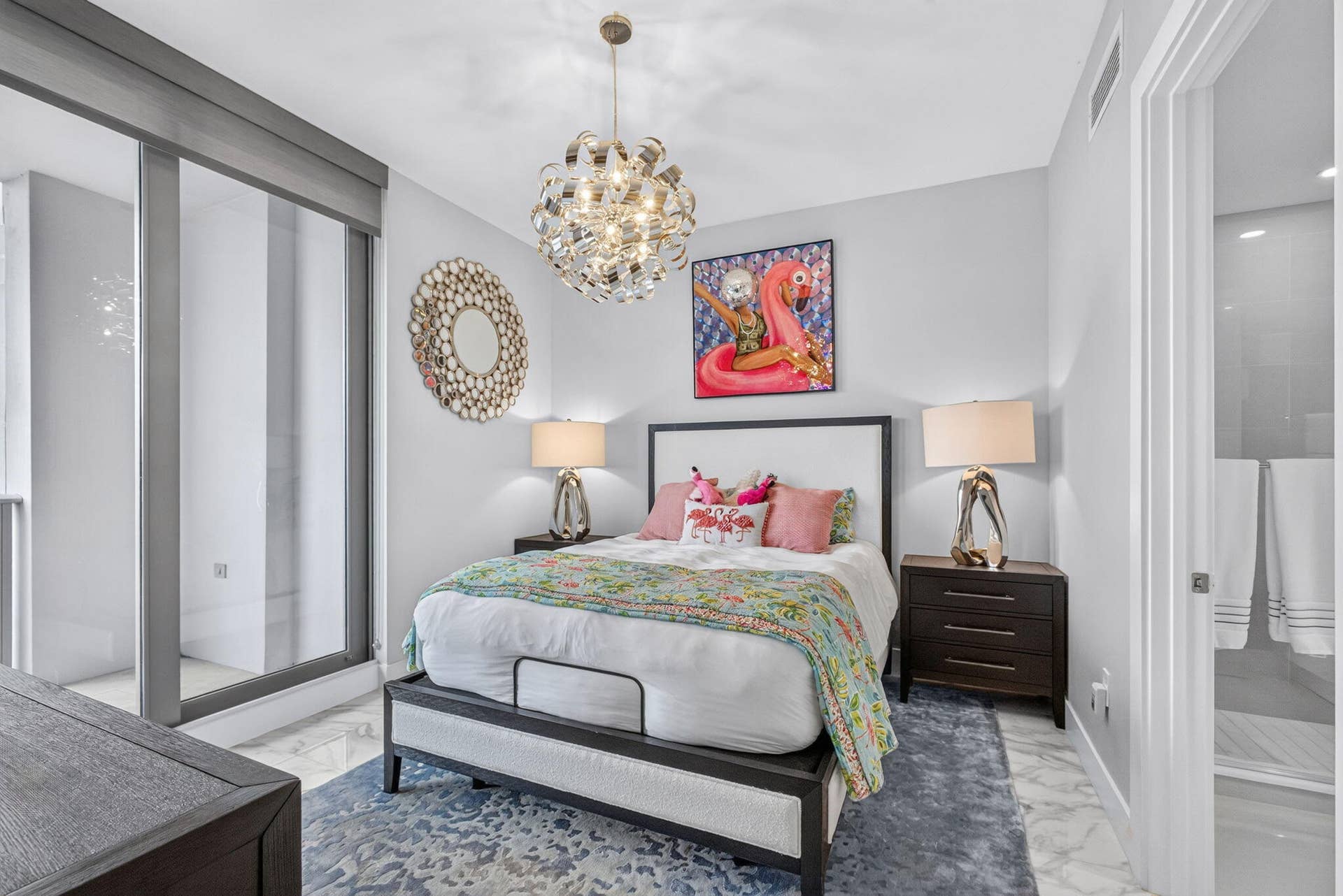 1 Water Club Way, #503, North Palm Beach, FL 33408 This is the Perfect Guest Room with an ensuite bathroom and closet. It's so nice your guests won't want to leave!! It has sliding doors leading to a wonderful balcony. Chandelier does not convey