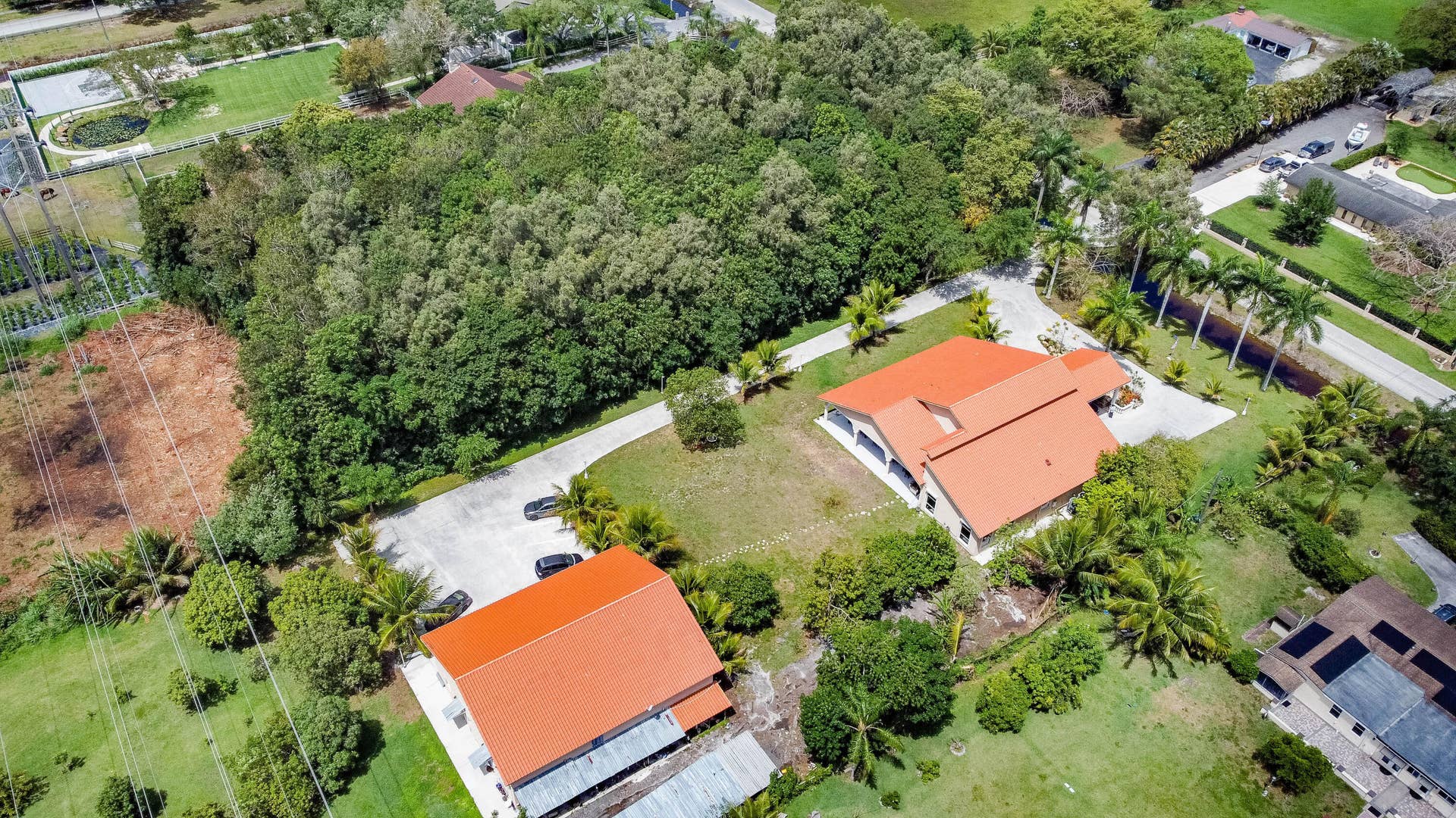 14630 LURAY Road, Southwest Ranches, FL 33330 Aerial Rear View