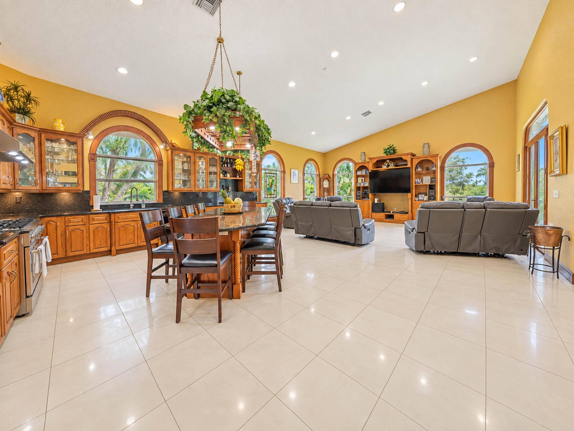 14630 LURAY Road, Southwest Ranches, FL 33330 2. Family Room and Kitchen