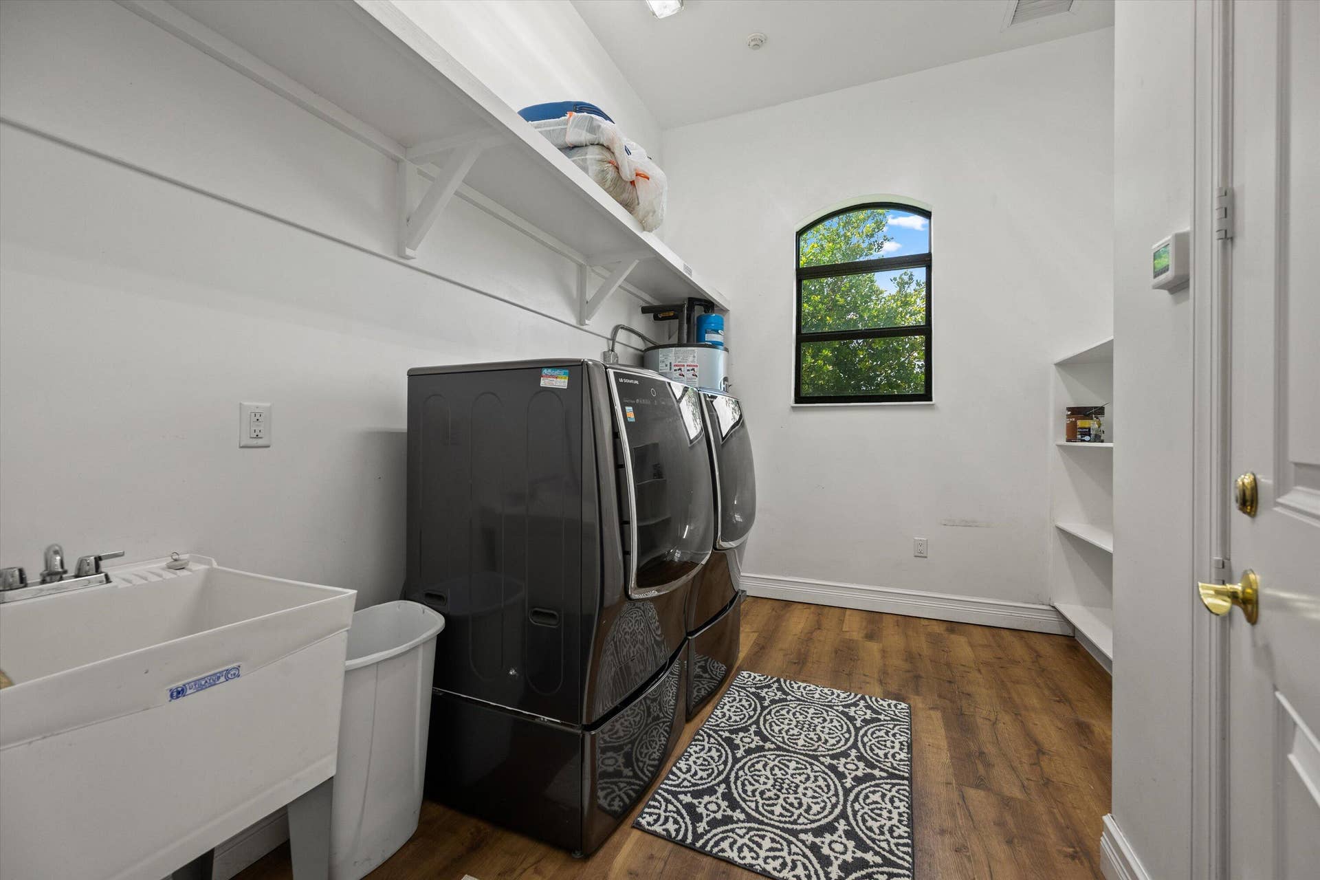 843 STALLION Drive, Loxahatchee, FL 33470 Barn laundry room with commercial washer/dryers