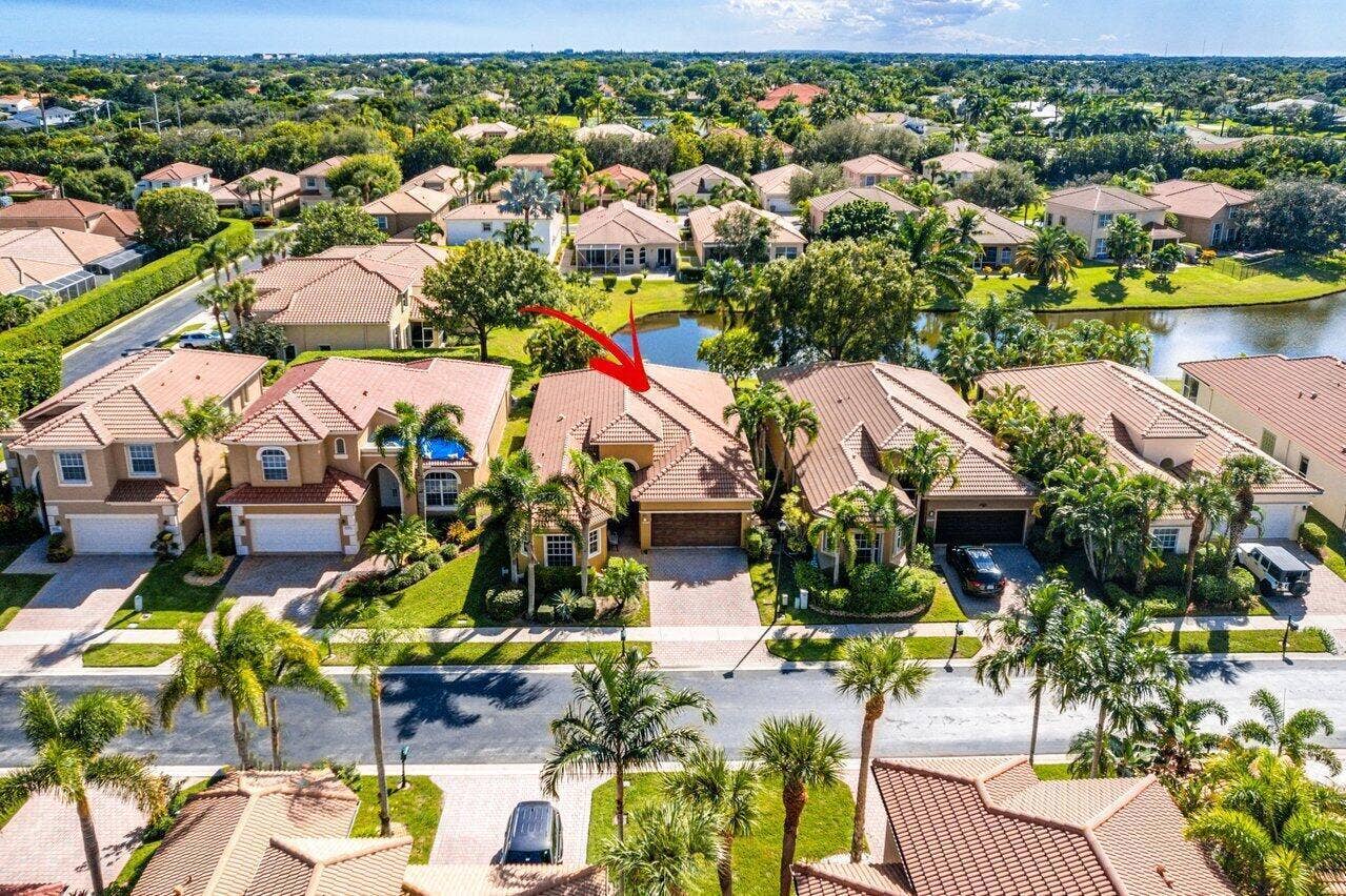 5540 VIA DE LA PLATA Circle, Delray Beach, Delray Beach, FL 33484 Aerial Front