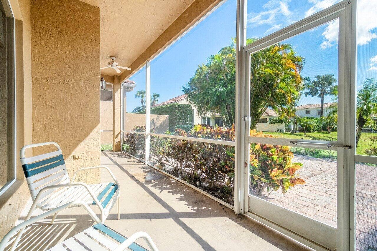 5540 VIA DE LA PLATA Circle, Delray Beach, Delray Beach, FL 33484 Covered Screened In Patio