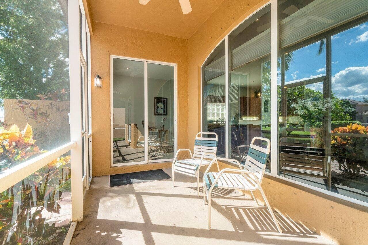5540 VIA DE LA PLATA Circle, Delray Beach, Delray Beach, FL 33484 Covered Screened In Patio