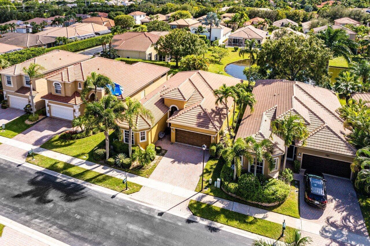 5540 VIA DE LA PLATA Circle, Delray Beach, Delray Beach, FL 33484 Aerial Front