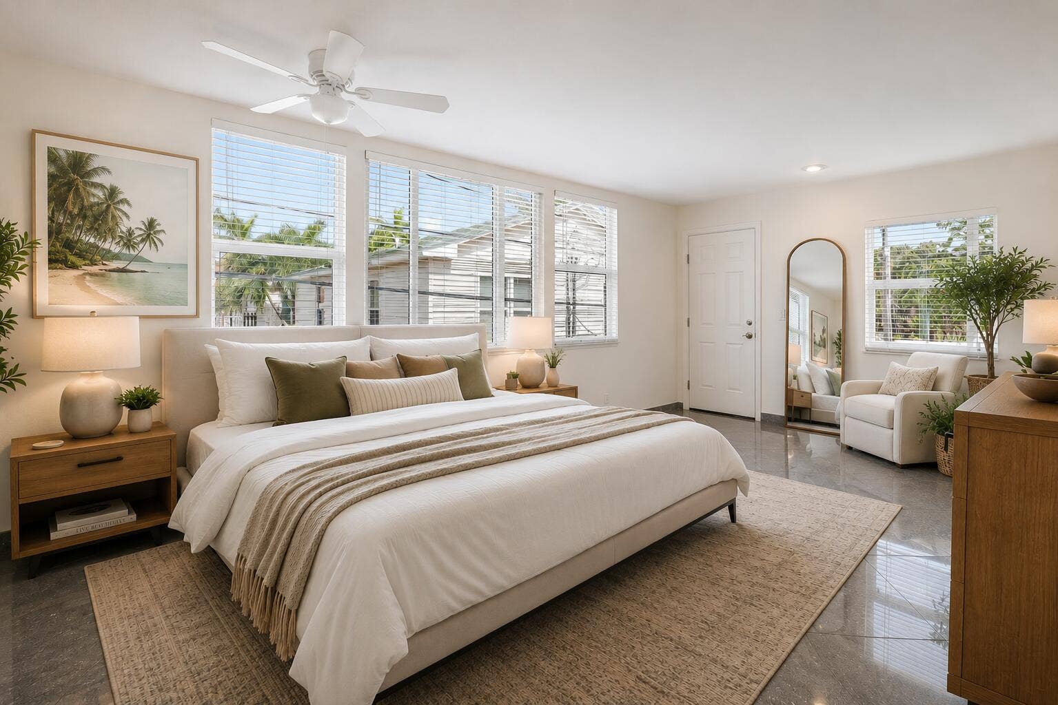 3709 S Olive Avenue, #301 Central Dr, West Palm Beach, FL 33405 STAGED bedroom