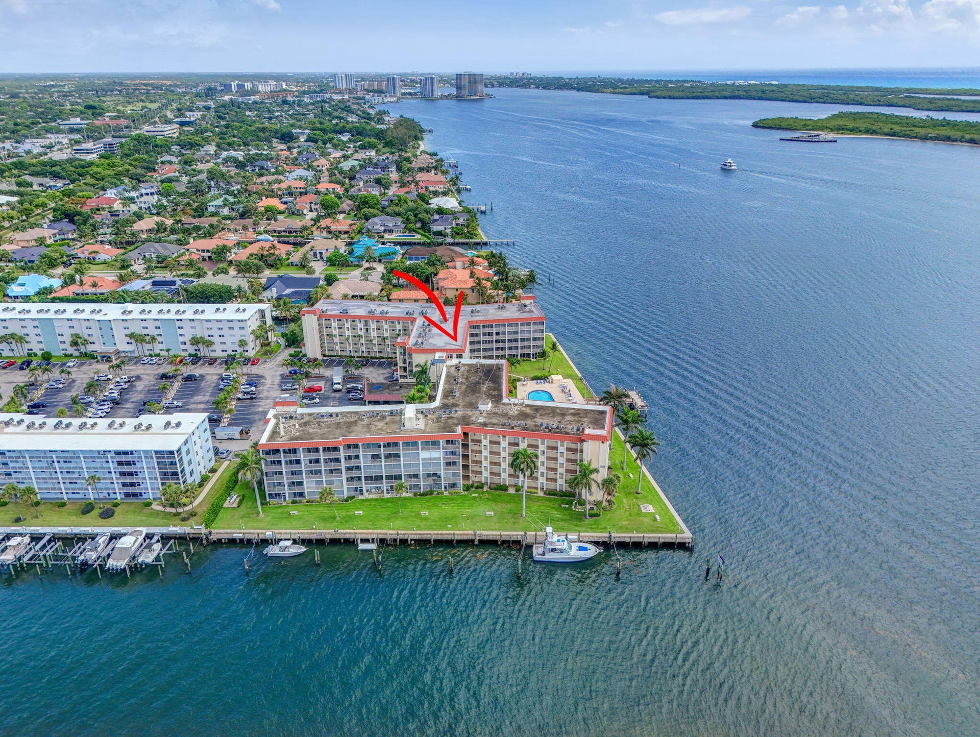 105 Paradise Harbour Boulevard, #501, North Palm Beach, FL 33408 Aerial