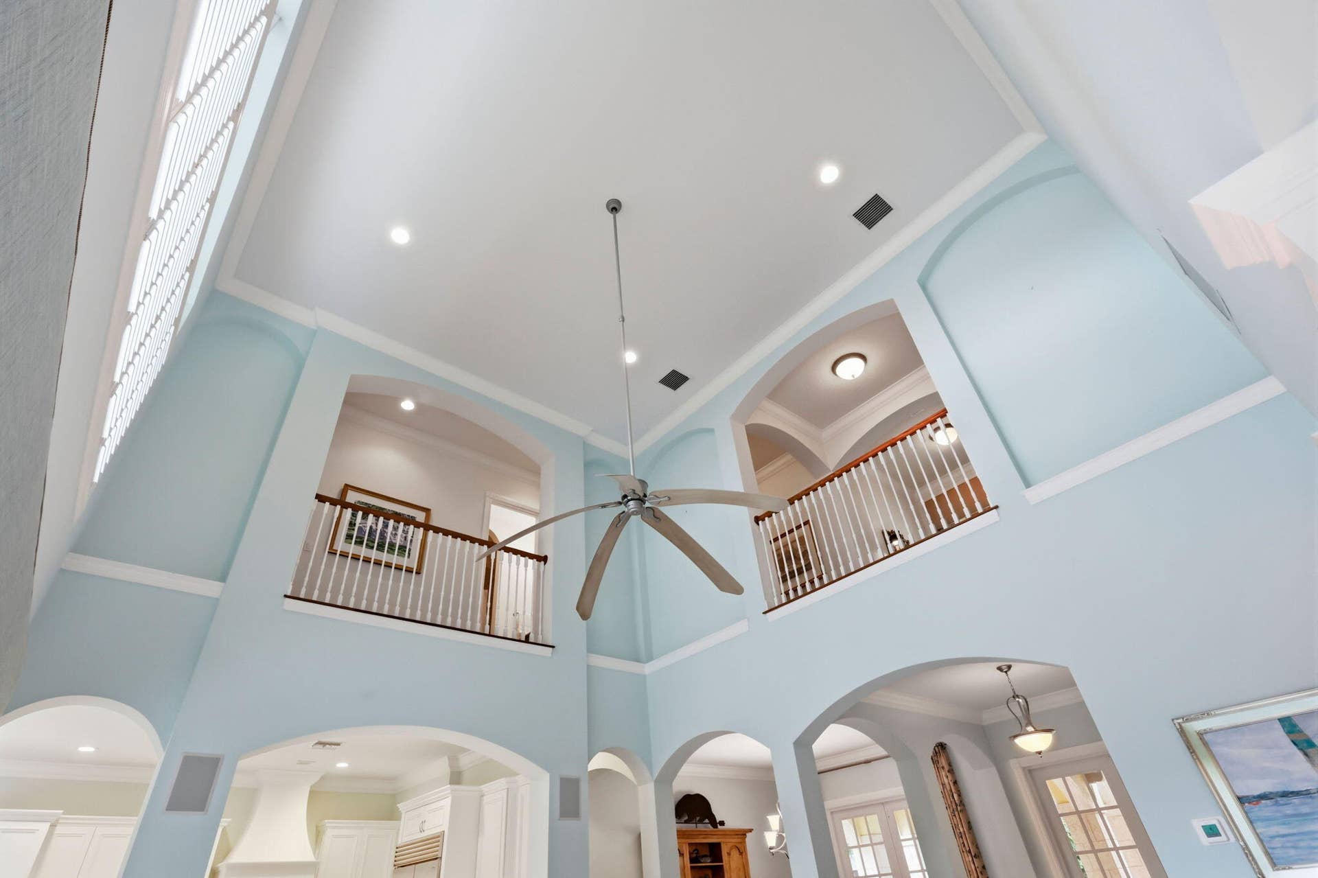 106 Nativa Circle, North Palm Beach, FL 33410 Looking up from the Living Room