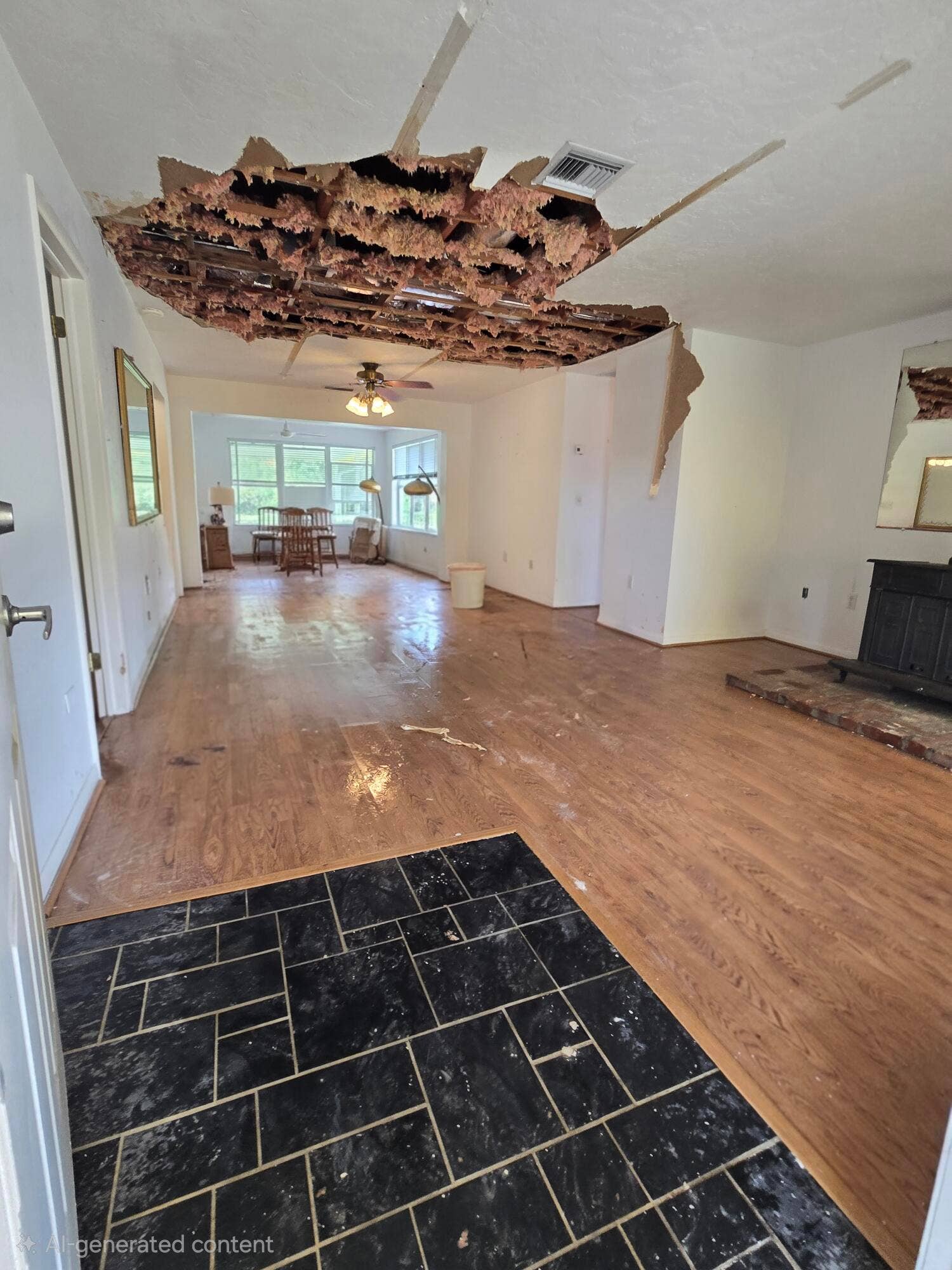 446 SANTA FE Road, West Palm Beach, FL 33406 Ceiling Damage