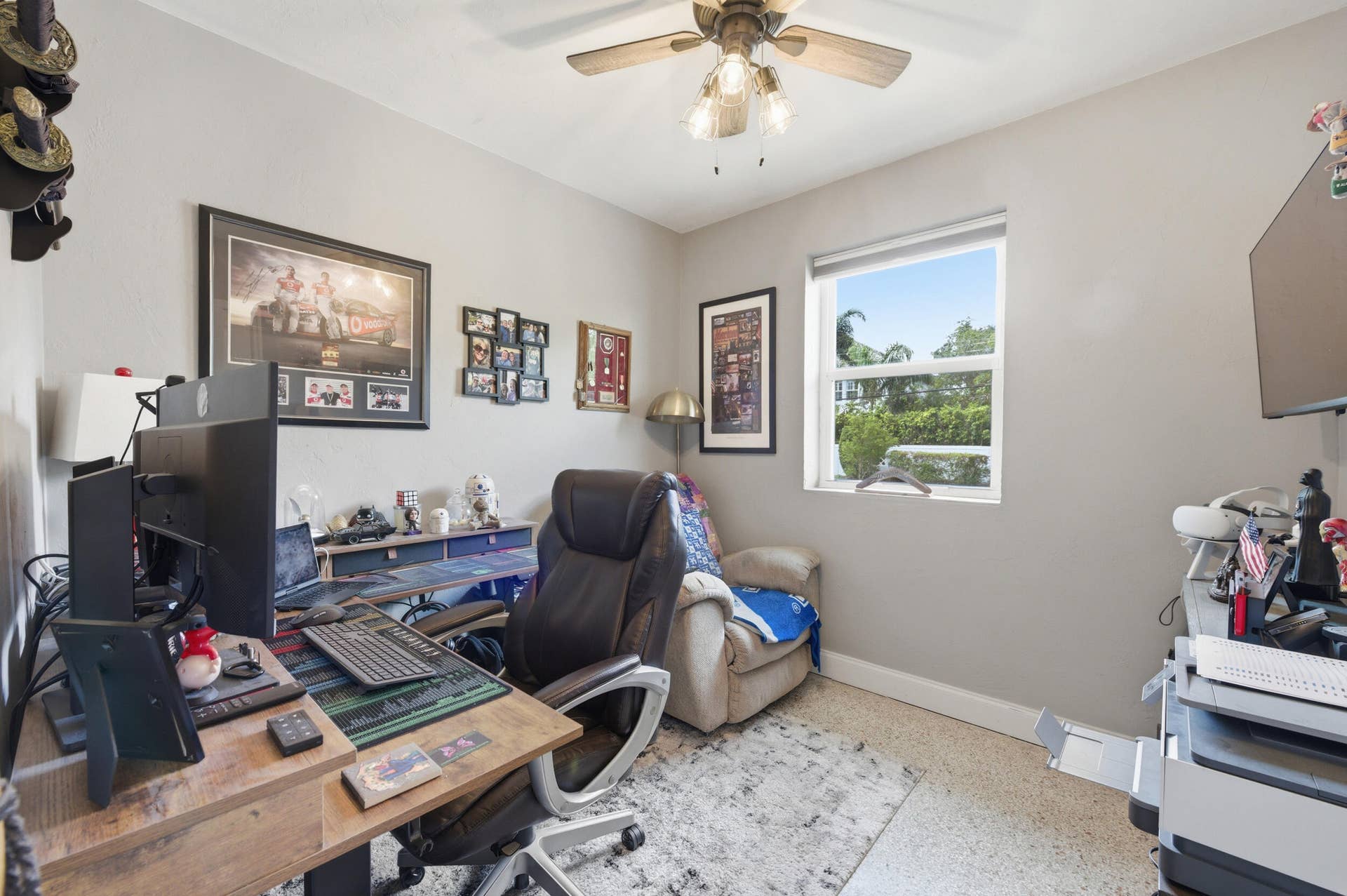 1421 SW 20 Street, Fort Lauderdale, FL 33315 Light-toned walls complement the window, providing natural illumination