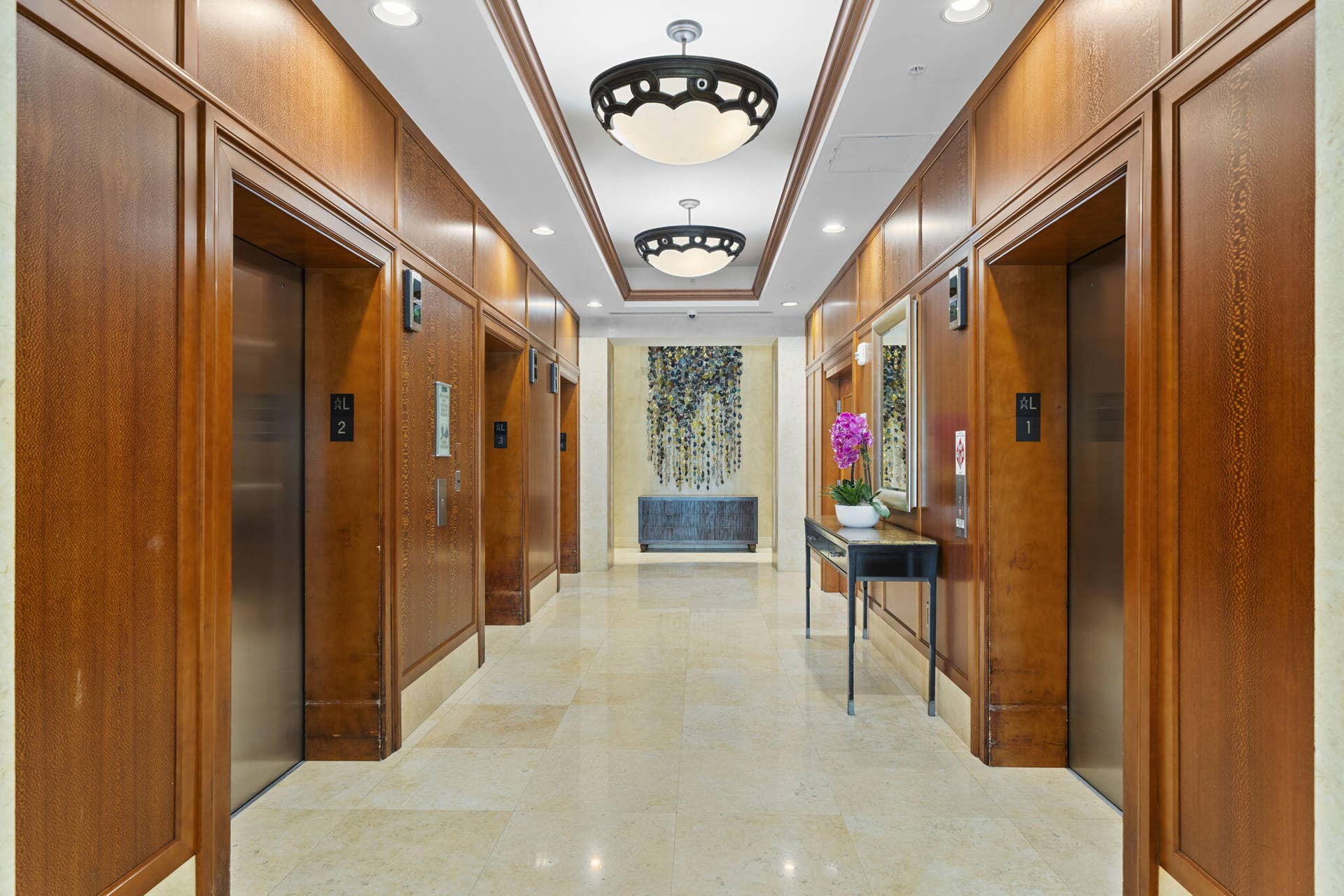 347 N New River Drive E, #1005, Fort Lauderdale, FL 33301 Lobby level elevators