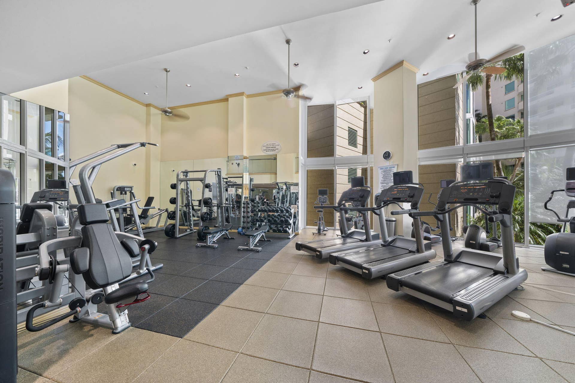 347 N New River Drive E, #1005, Fort Lauderdale, FL 33301 Fitness Center offers locker rooms with Saunas/showers