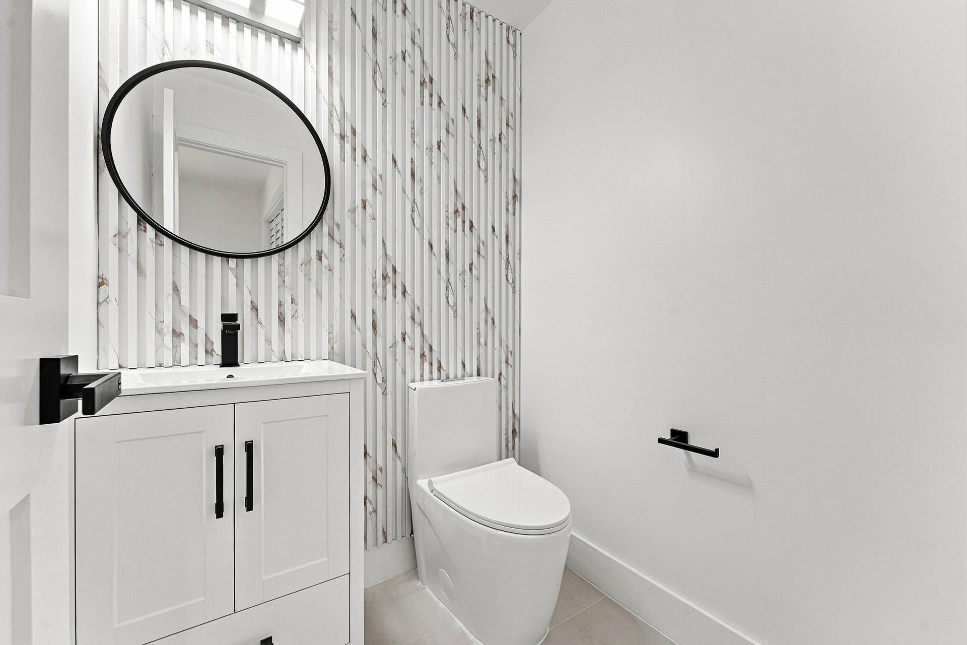 Half Bathroom inside Bedroom 3.