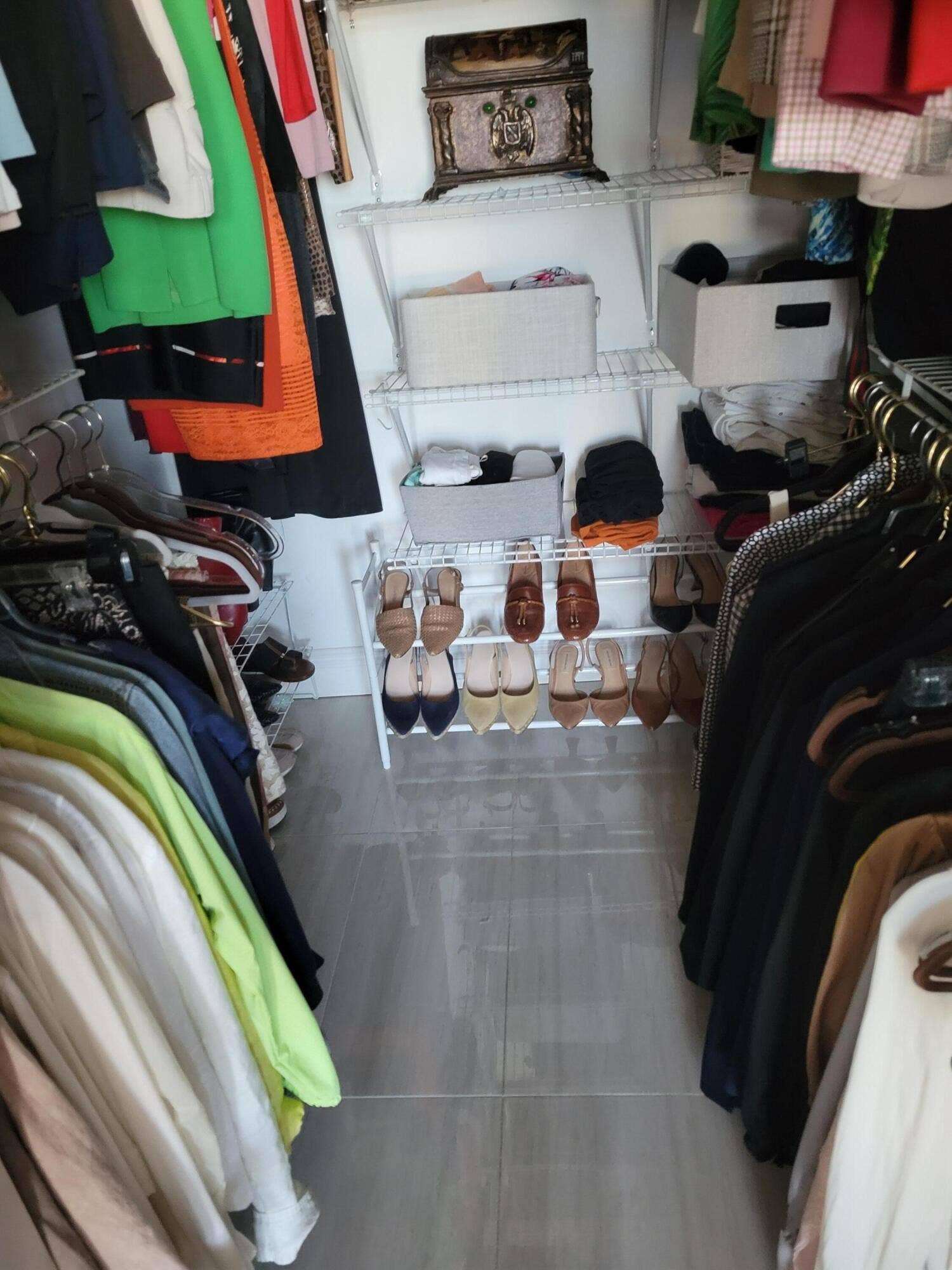 Master walk in closet