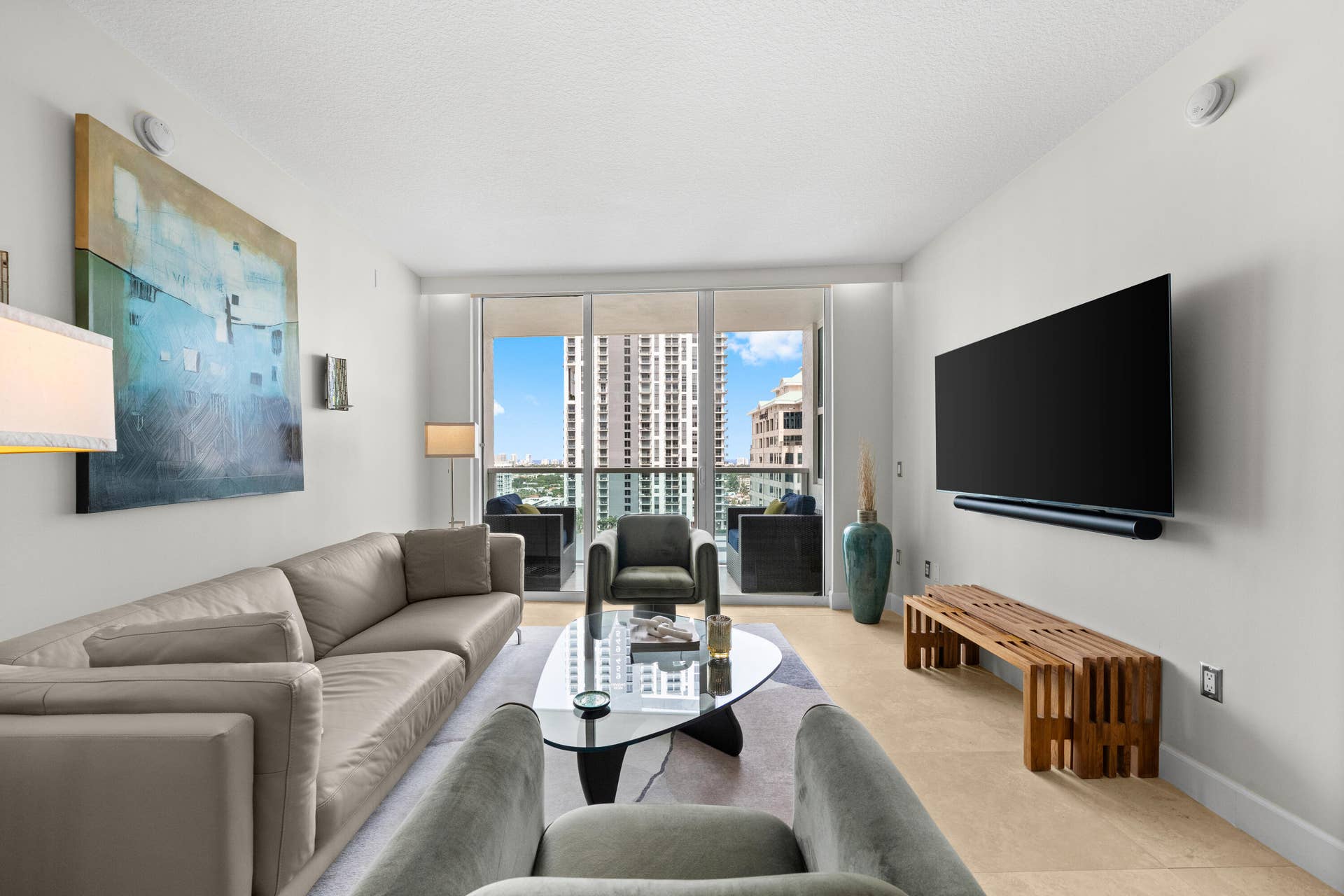 350 SE 2ND Street, #2040, Fort Lauderdale, FL 33301 Living Room