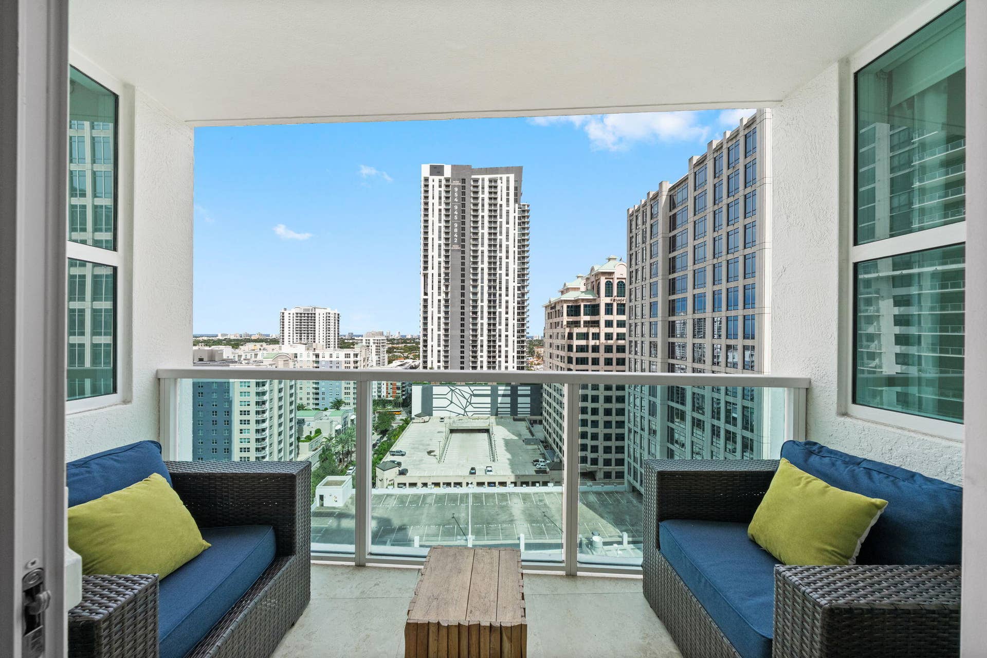 350 SE 2ND Street, #2040, Fort Lauderdale, FL 33301 Balcony