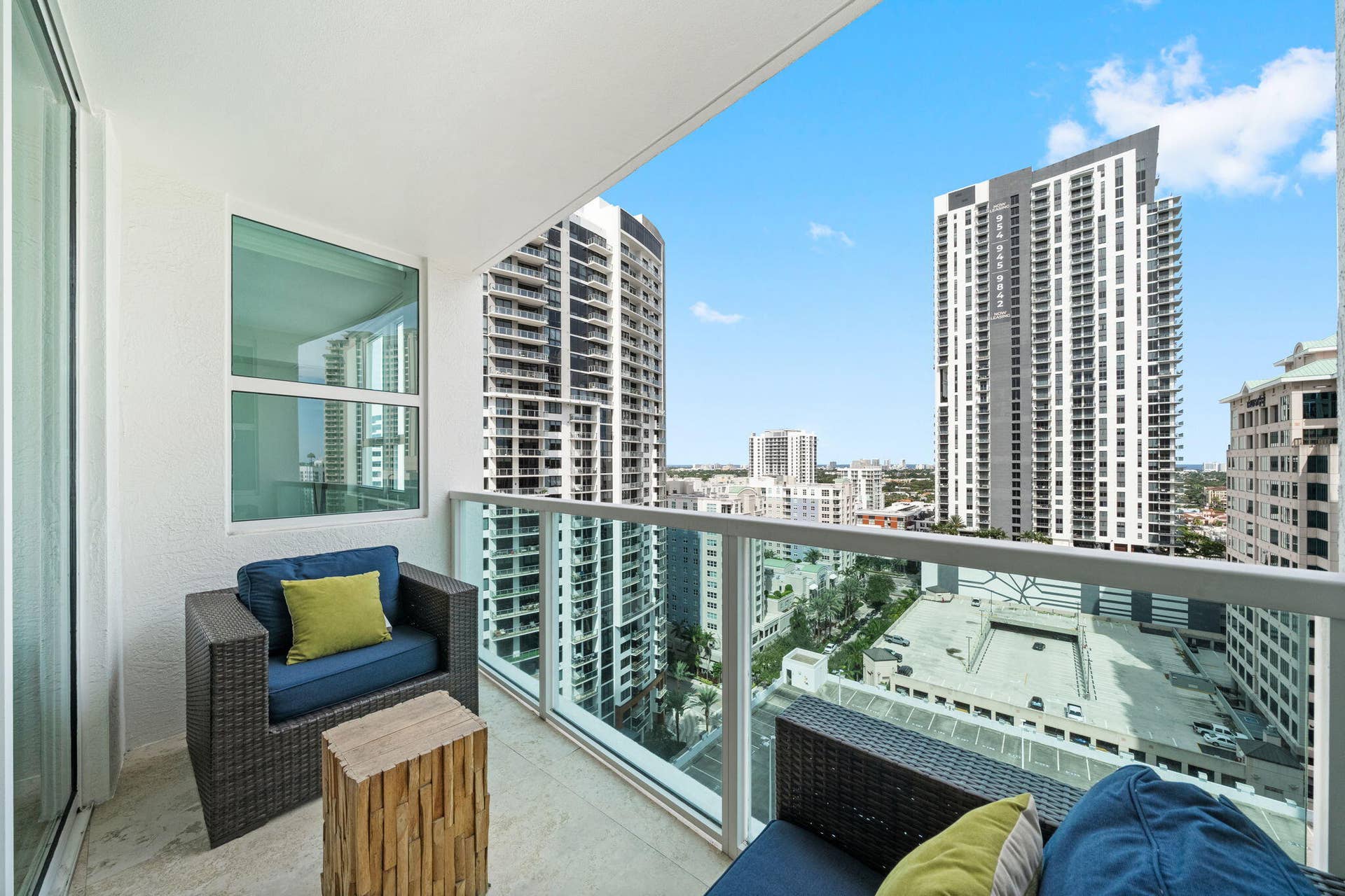 350 SE 2ND Street, #2040, Fort Lauderdale, FL 33301 Balcony