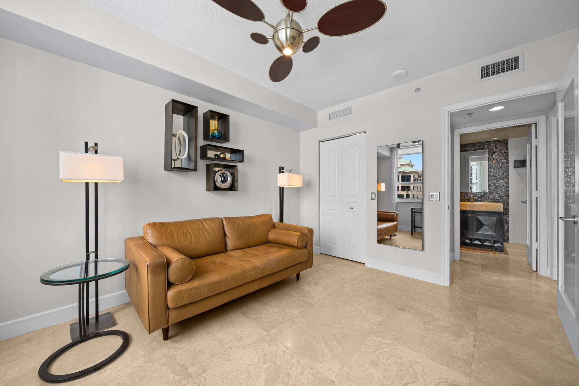 350 SE 2ND Street, #2040, Fort Lauderdale, FL 33301 Set up as an office & media room.