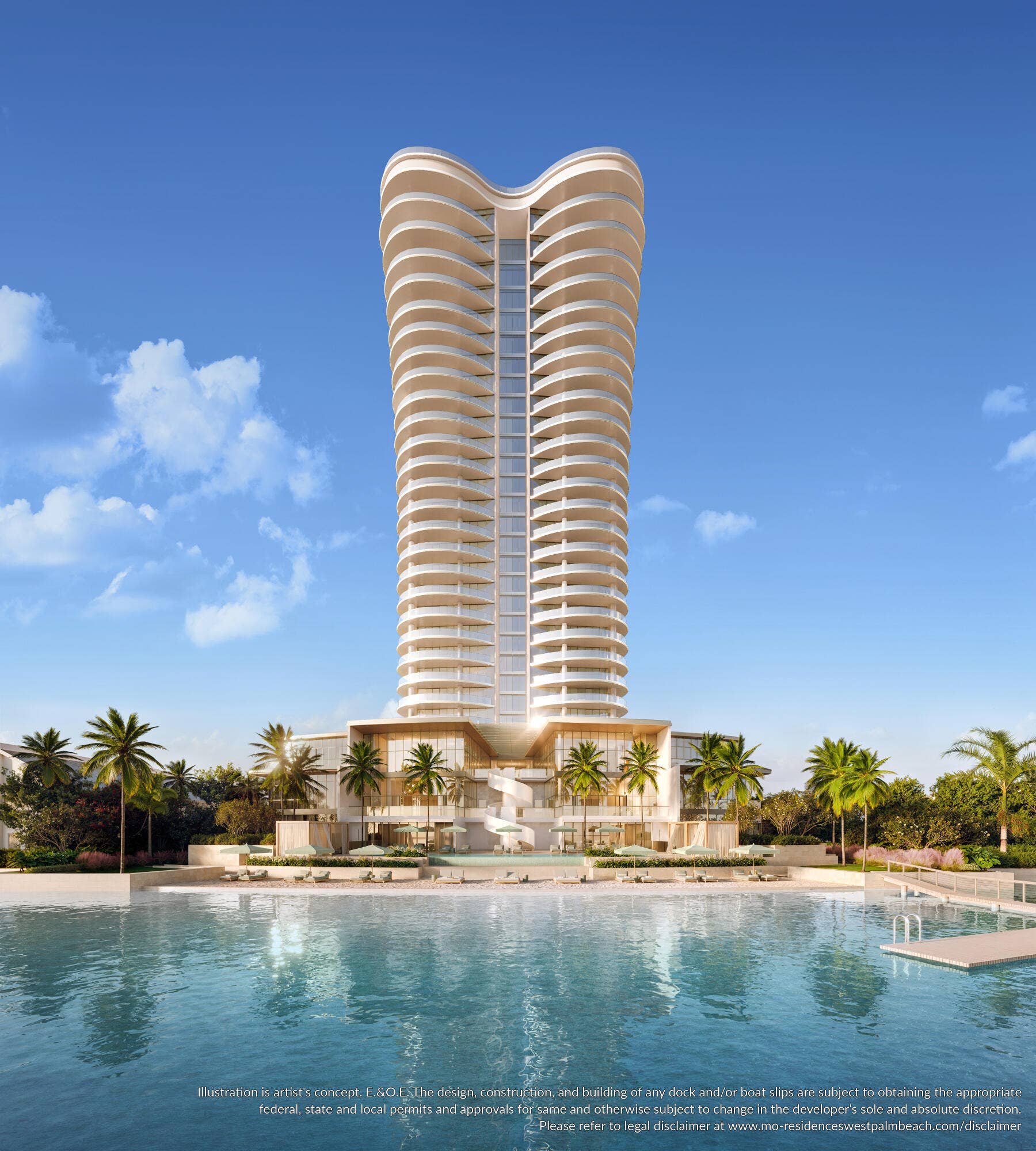 5400 N Flagler Drive, #801, West Palm Beach, FL 33407 Rendering- Completion 2030