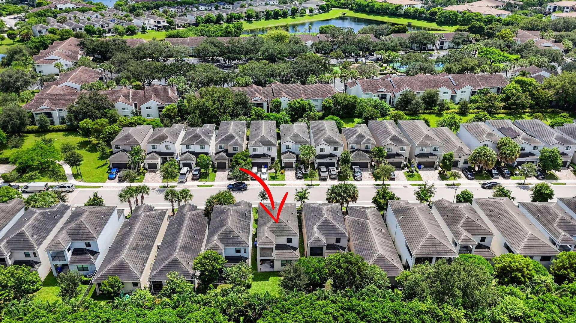 357 NW 36th Avenue, Pompano Beach, FL 33069 Aerial wide with lakes.