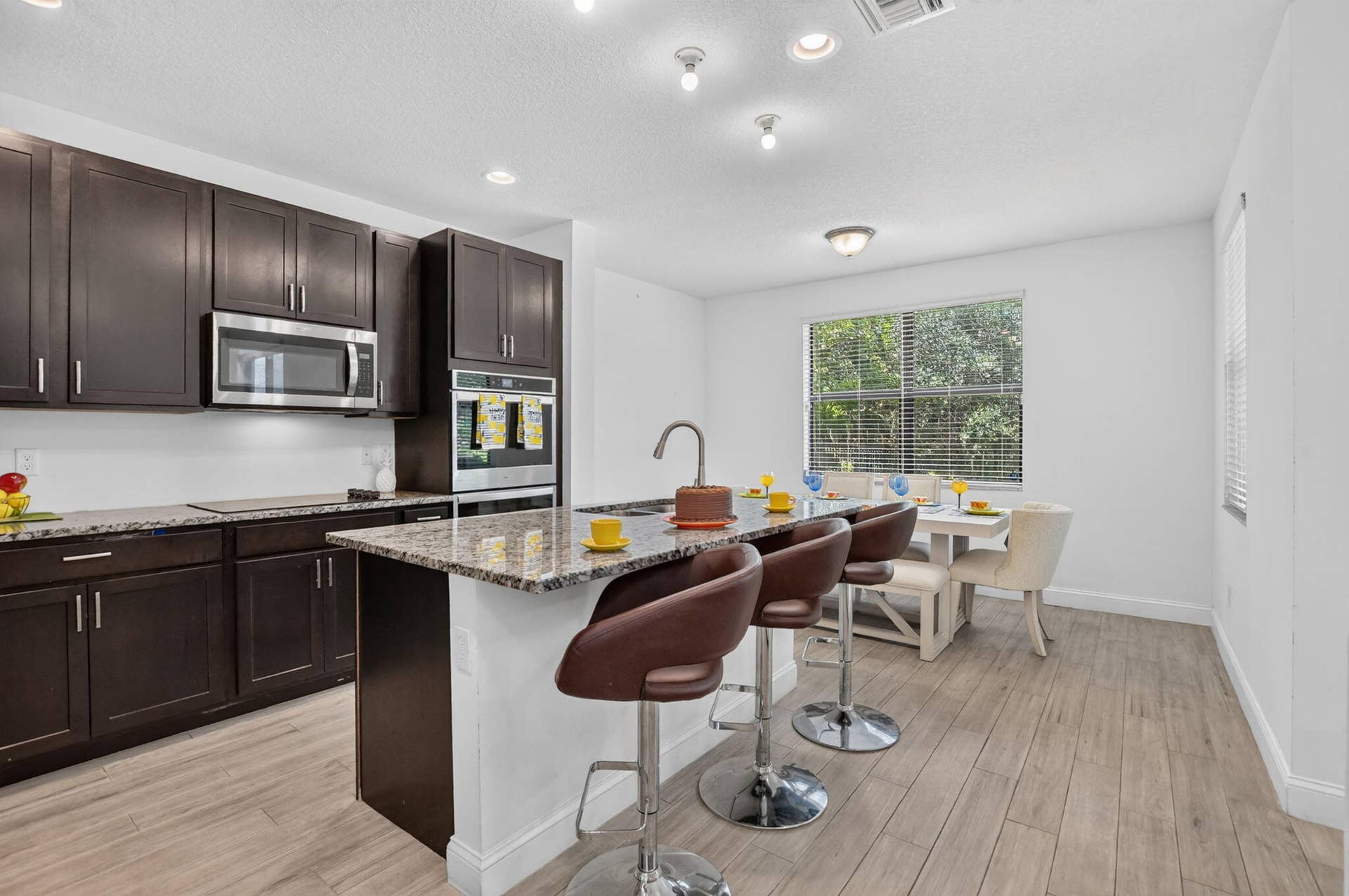 357 NW 36th Avenue, Pompano Beach, FL 33069 Eat at oversized island is perfect for morning coffee.