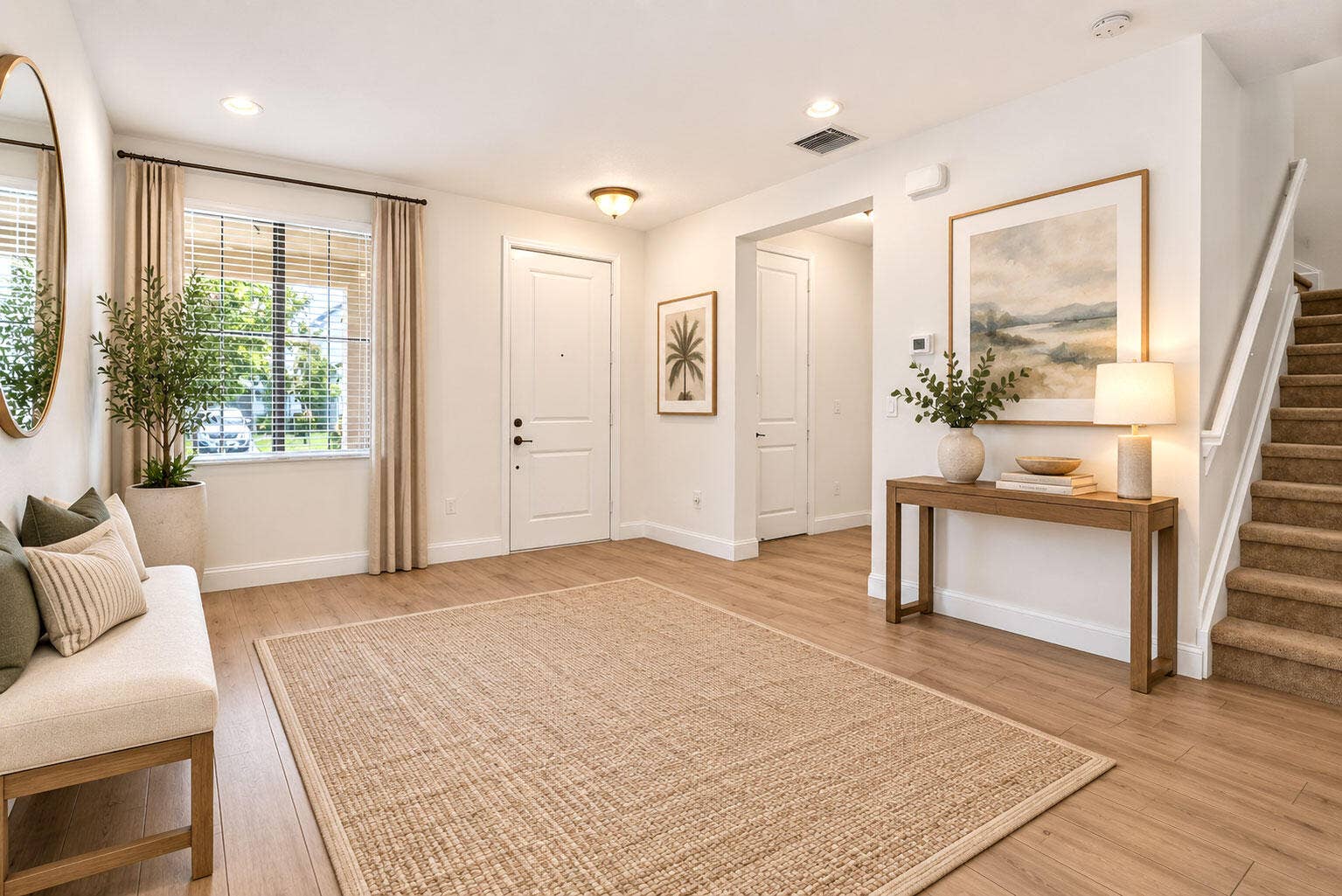 357 NW 36th Avenue, Pompano Beach, FL 33069 Entryway can be a formal living room. Virtually staged.