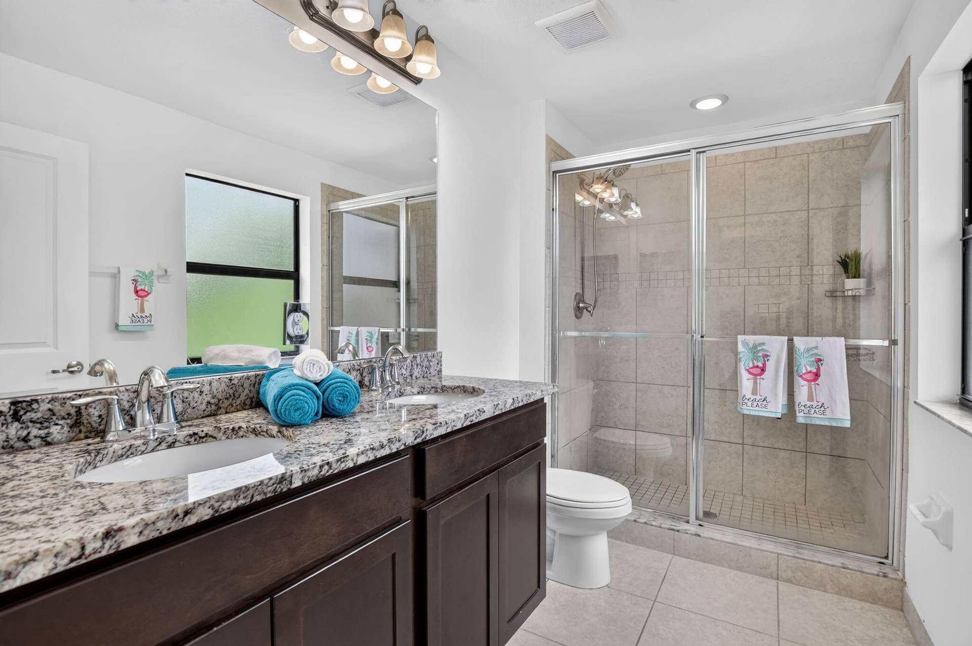 357 NW 36th Avenue, Pompano Beach, FL 33069 XL primary bath with double undermount sinks.