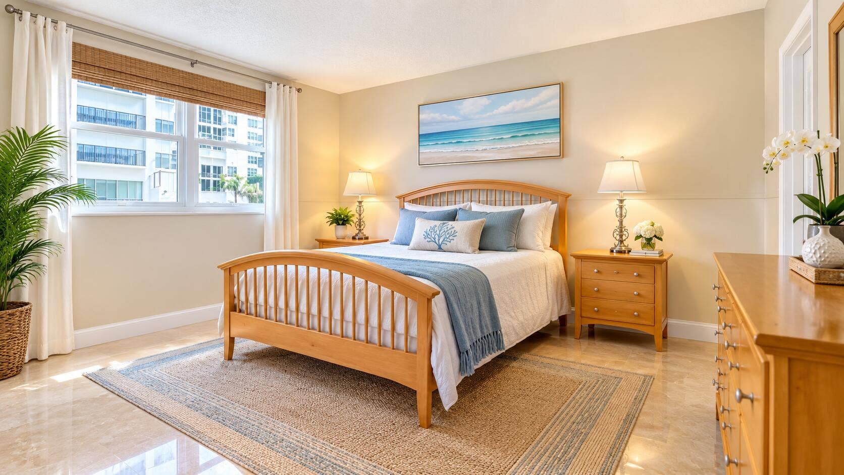 guest bedroom - virtually staged