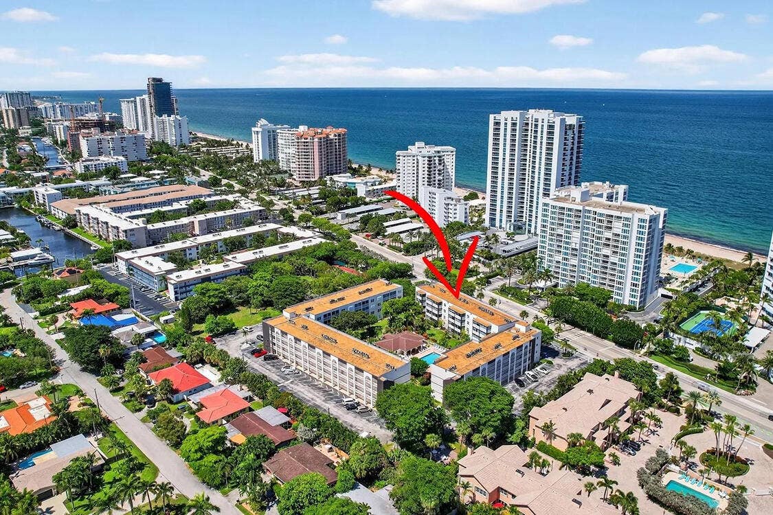 1541 S OCEAN Boulevard, #122, Lauderdale By The Sea, FL 33062 Arial Location