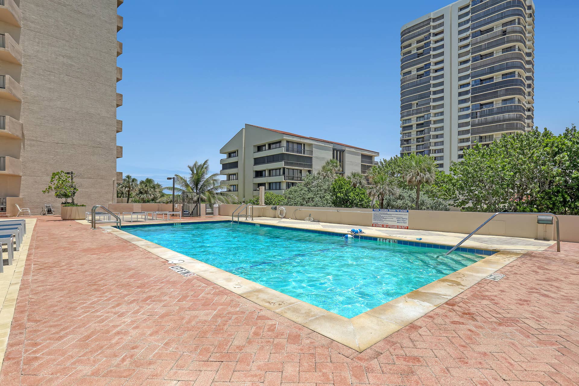 4200 N OCEAN Drive, #2-403, Singer Island, FL 33404 Pool area