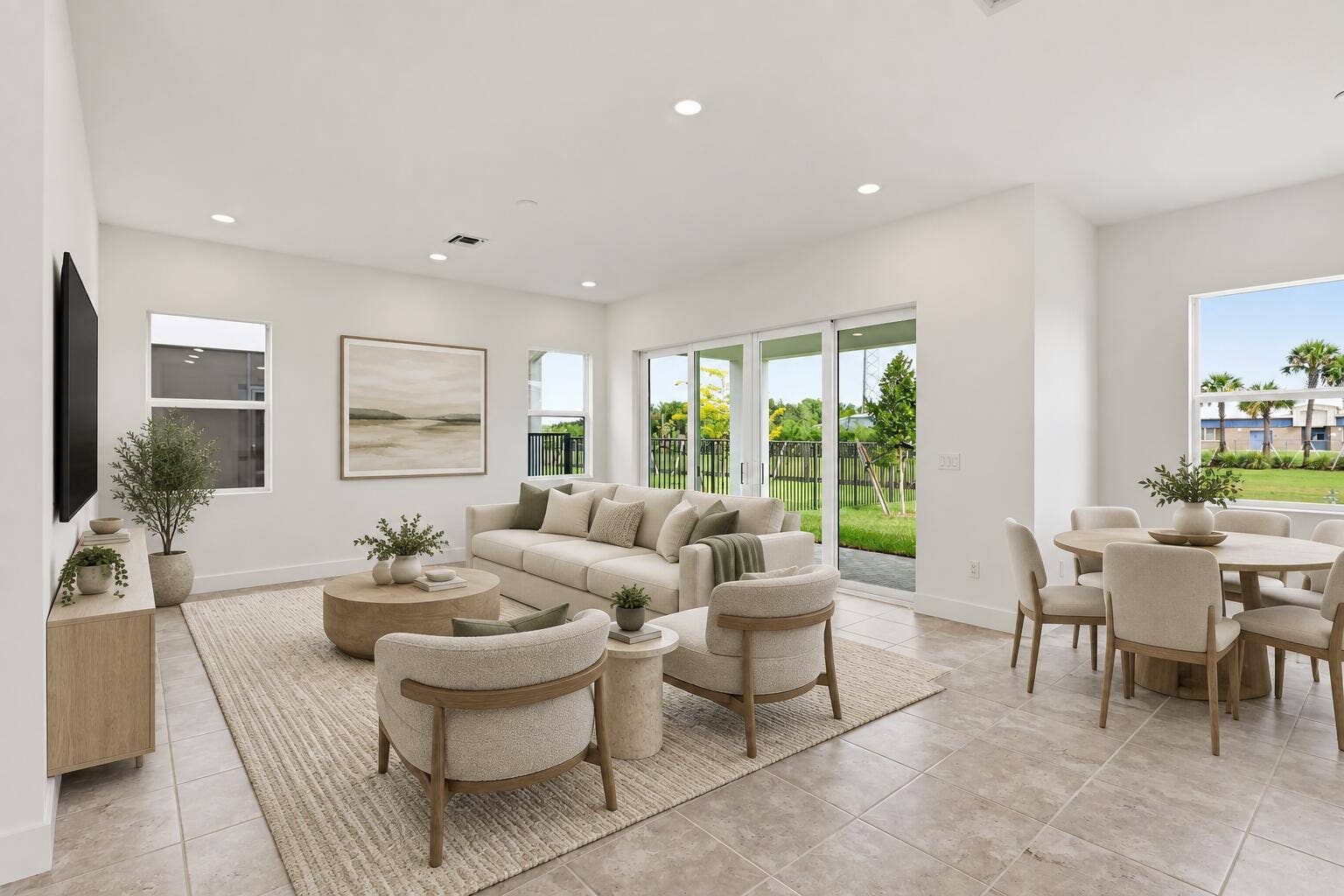 13985 Spruce Pine Drive, Westlake, FL 33470 living room looking out to sliders