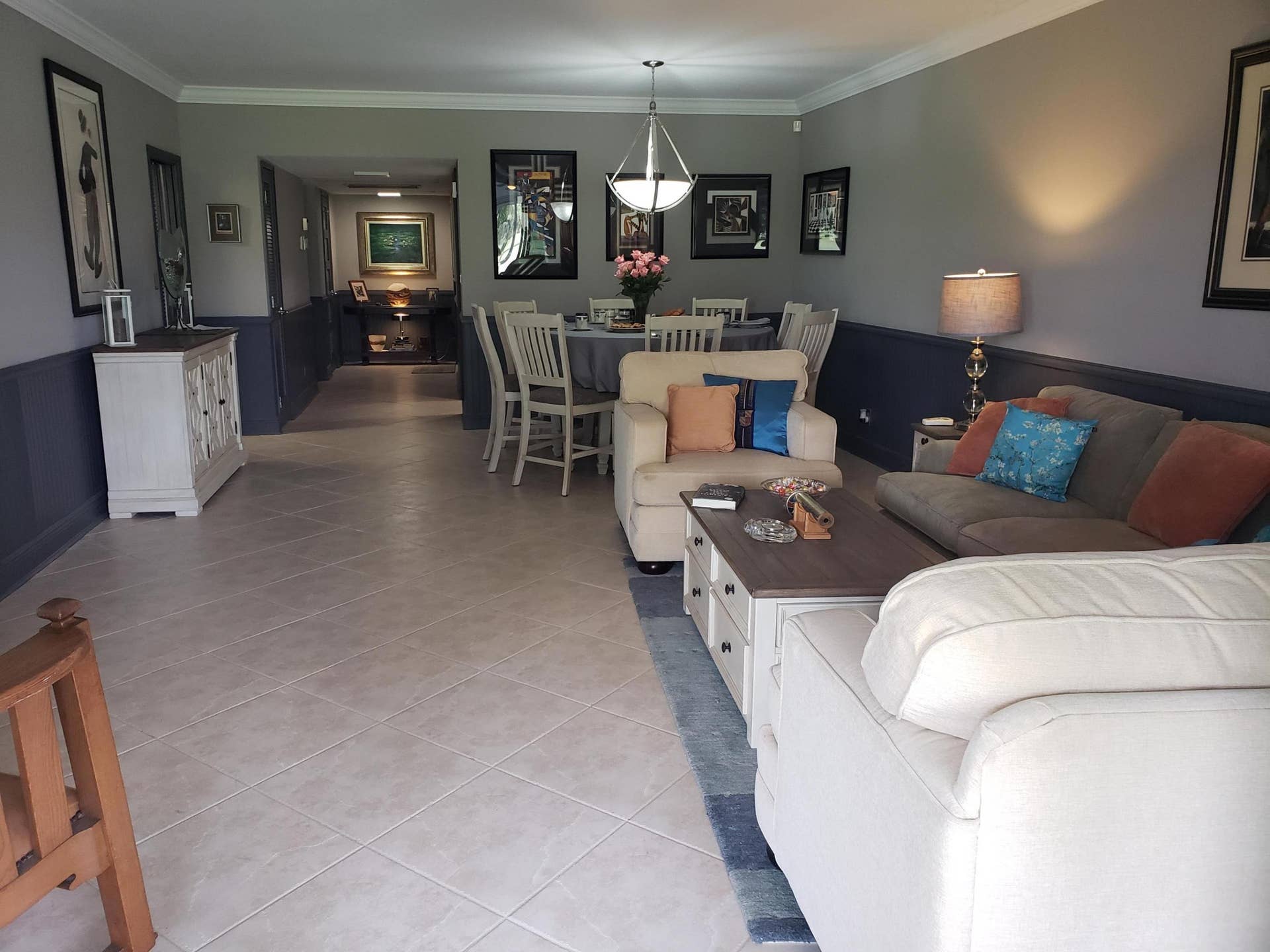 3980 Oaks Clubhouse Drive, #101, Pompano Beach, Pompano Beach, FL 33069 Foyer Dinning Room Living Room