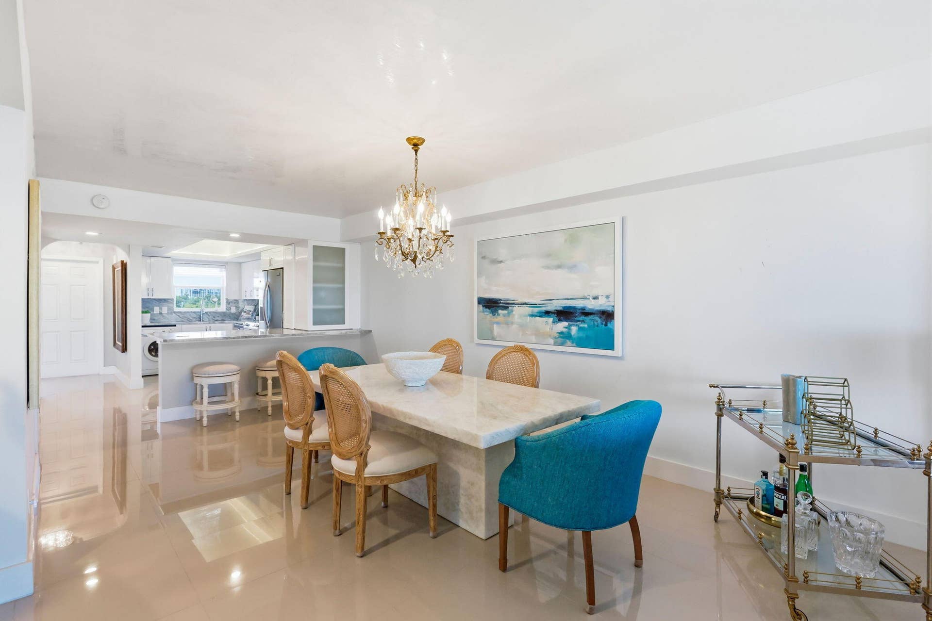 Formal Dining Area and Kitchen