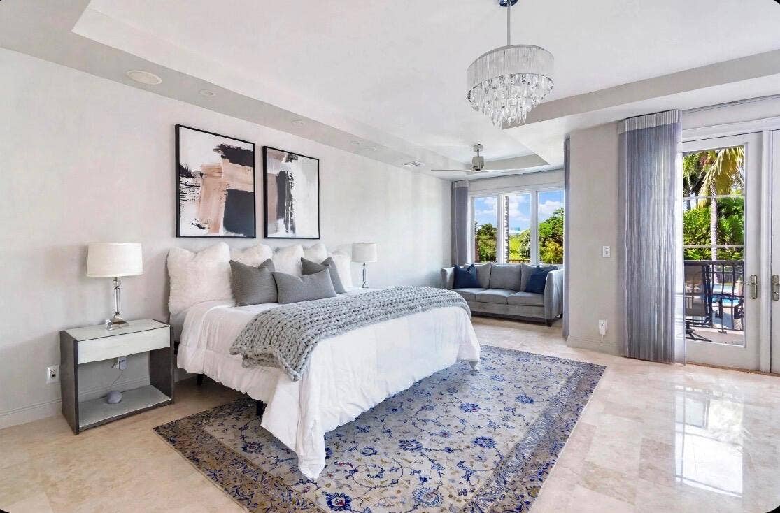 411 Hendricks Isle, Fort Lauderdale, FL 33301 with French doors opening onto the balcony