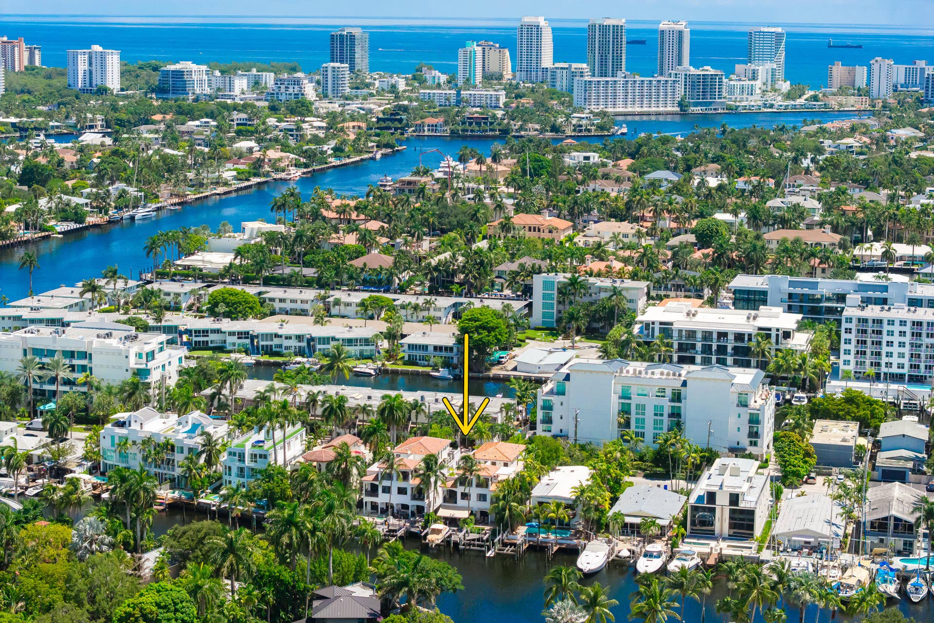411 Hendricks Isle, Fort Lauderdale, FL 33301 Toward A1A and Beach