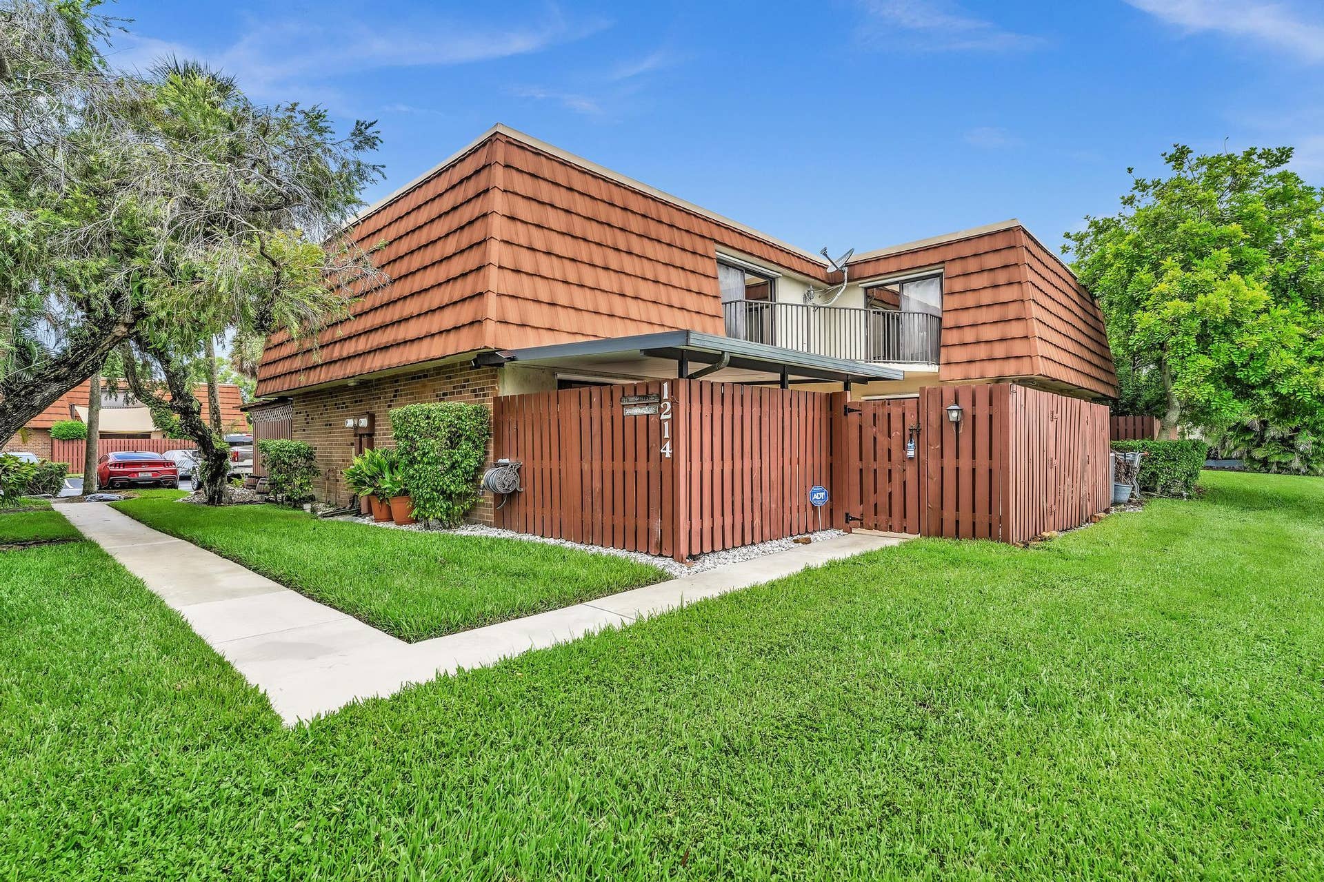 1214 SW 120TH Way, #1214, Davie, FL 33325 ENTRANCE TO HOME AND COURTYARD WITH AWESOME WATER VIEW