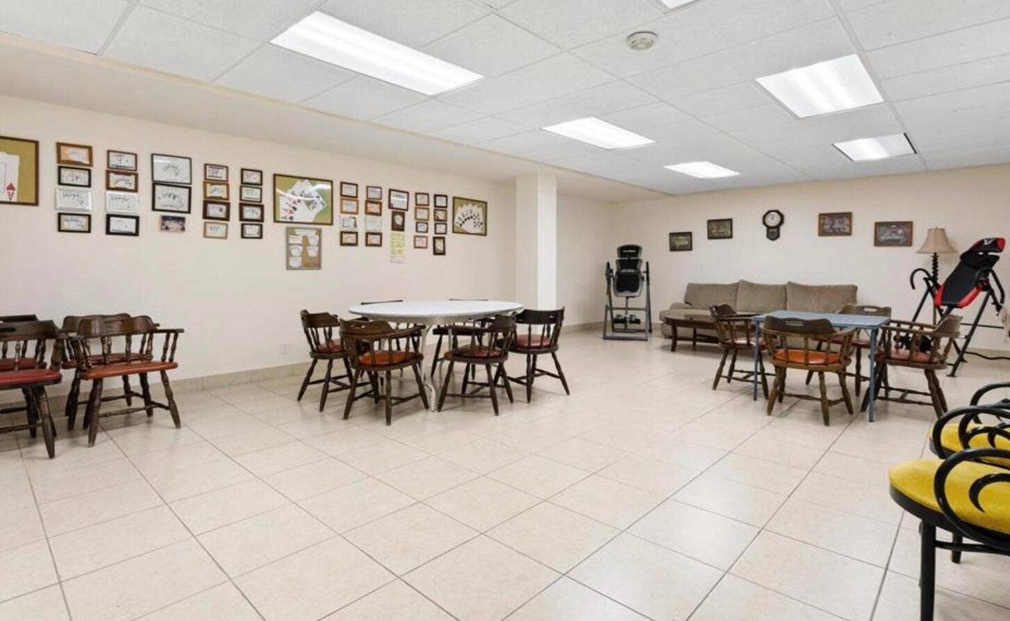 card room