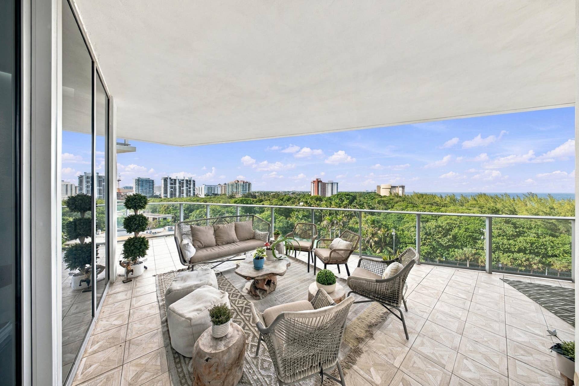 Balcony West views