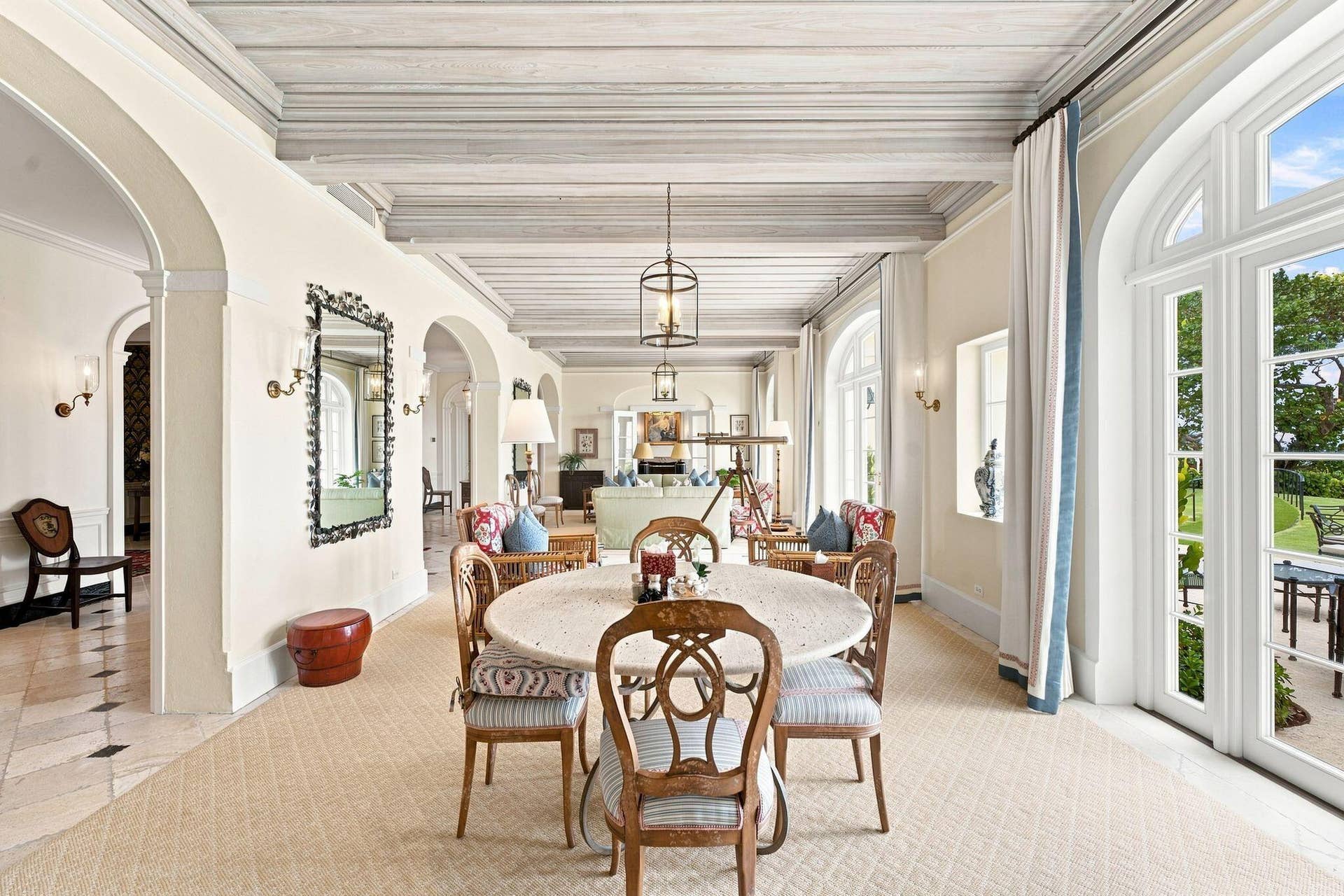1919 N OCEAN Boulevard, Gulf Stream, FL 33483 Loggia game table