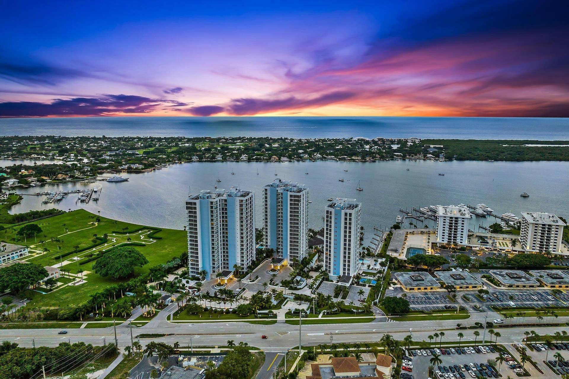 Aerial View to East