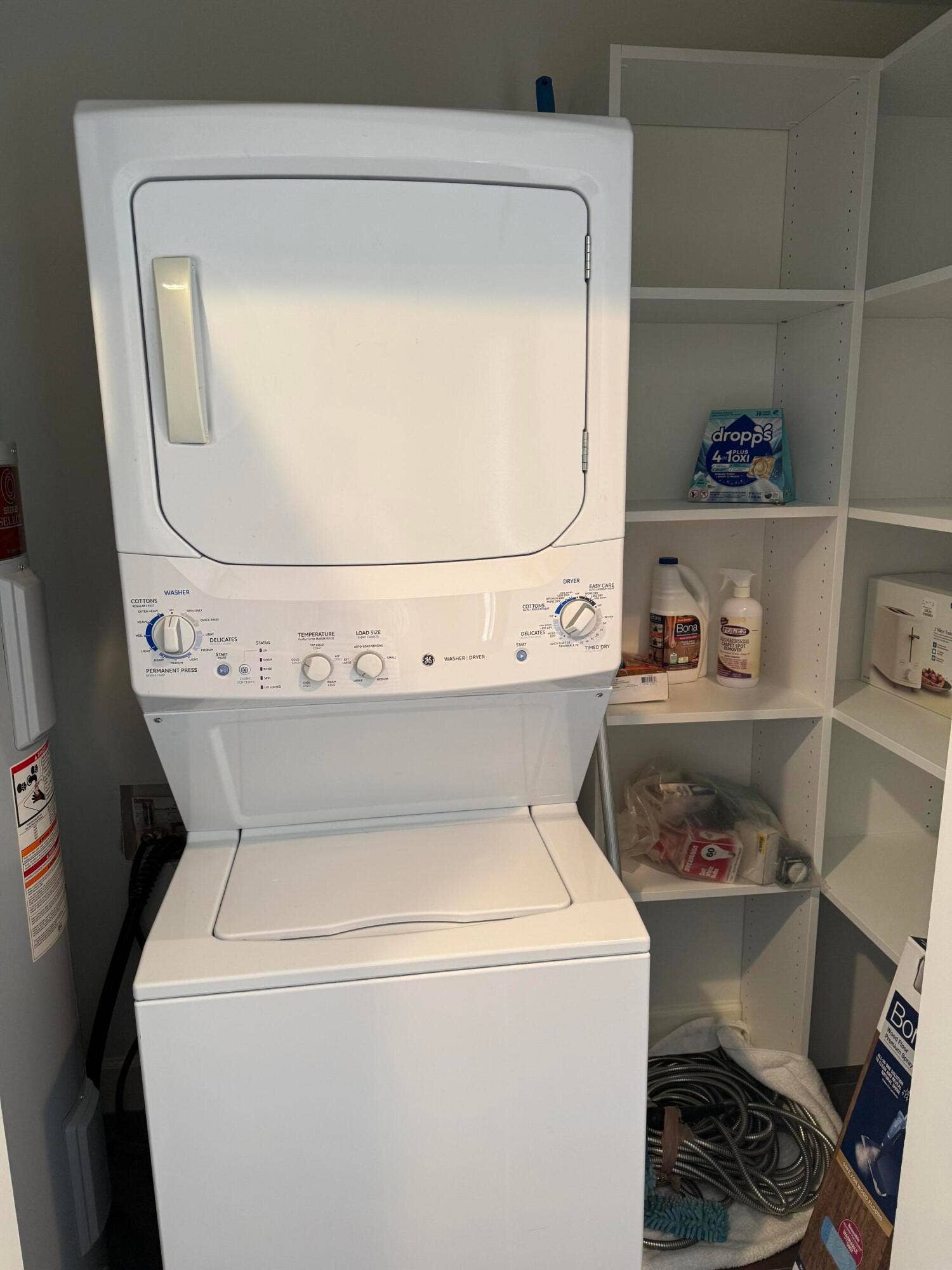 Laundry closet 1st floor