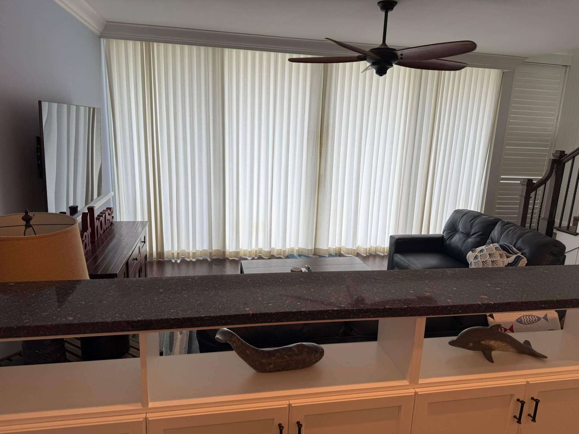 View of Livingroom from kitchen