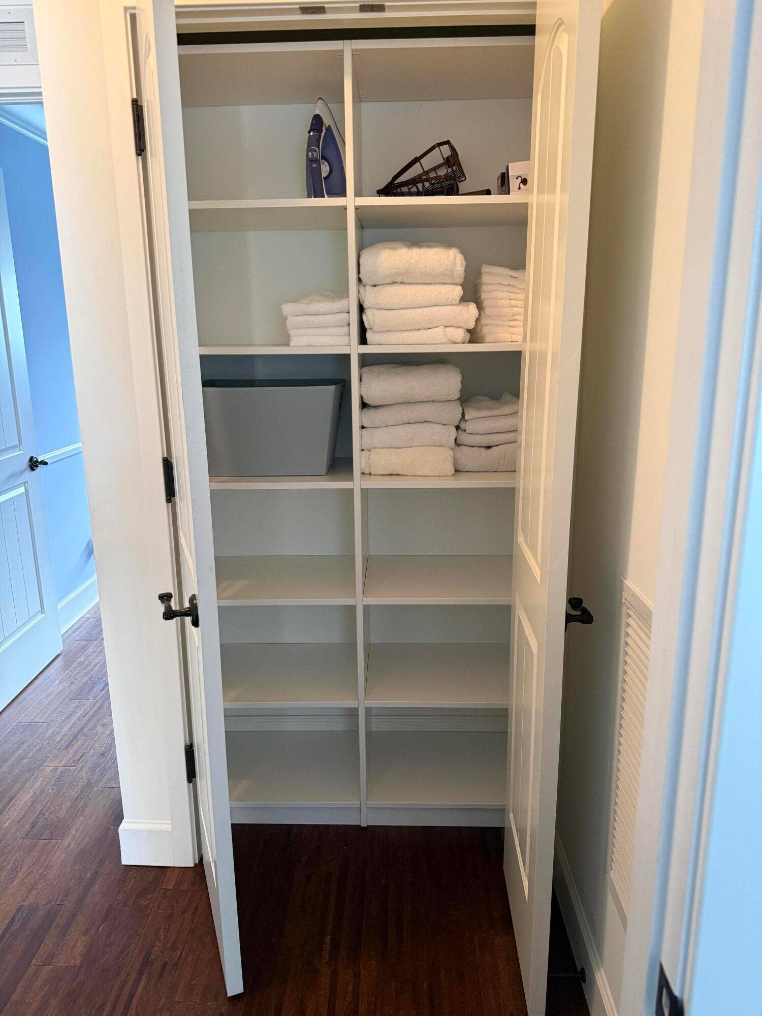 Linen closet outside Primary