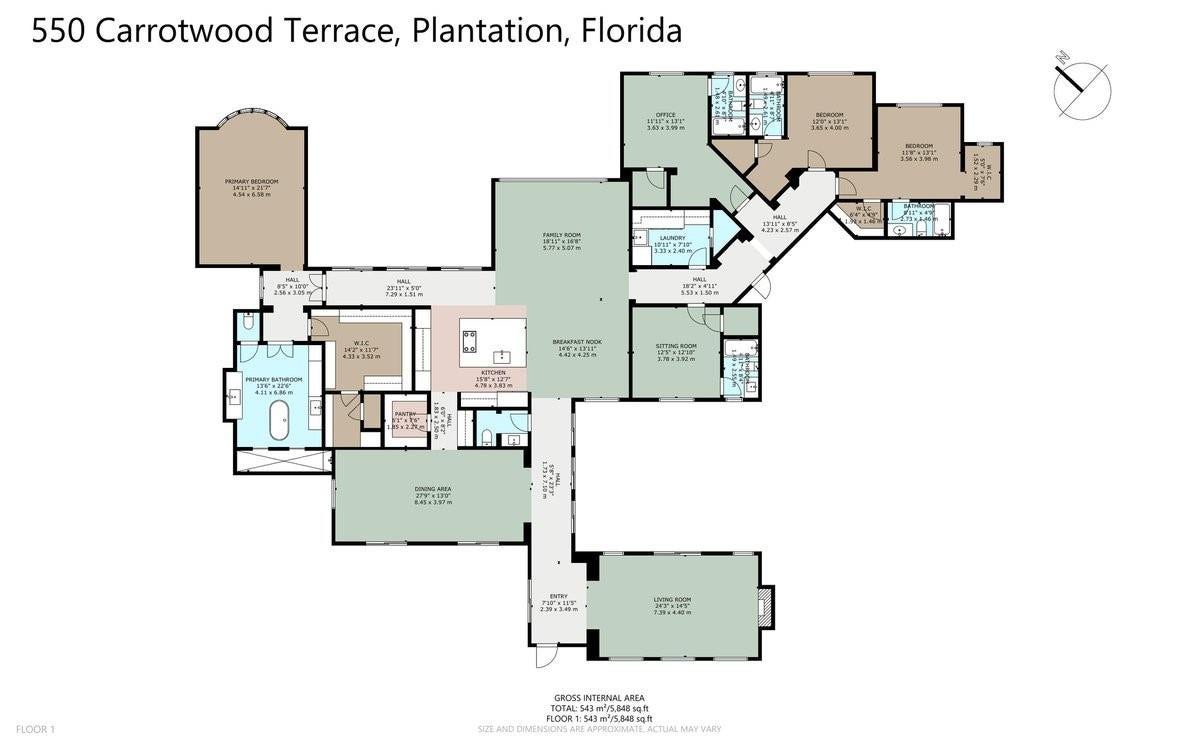 550 CARROTWOOD Terrace, Plantation, FL 33324 Photo 3