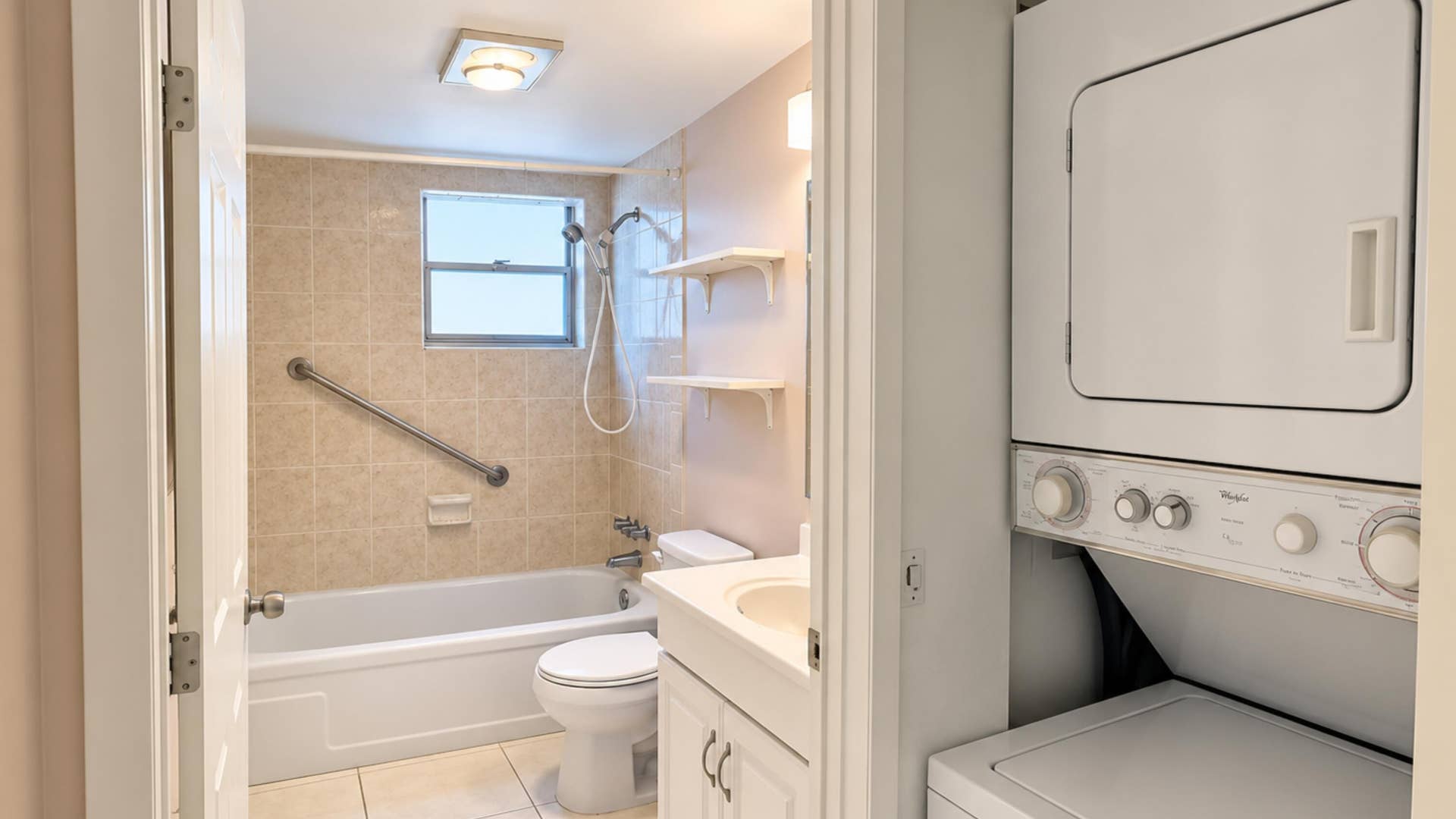 Washer & Dryer Closet