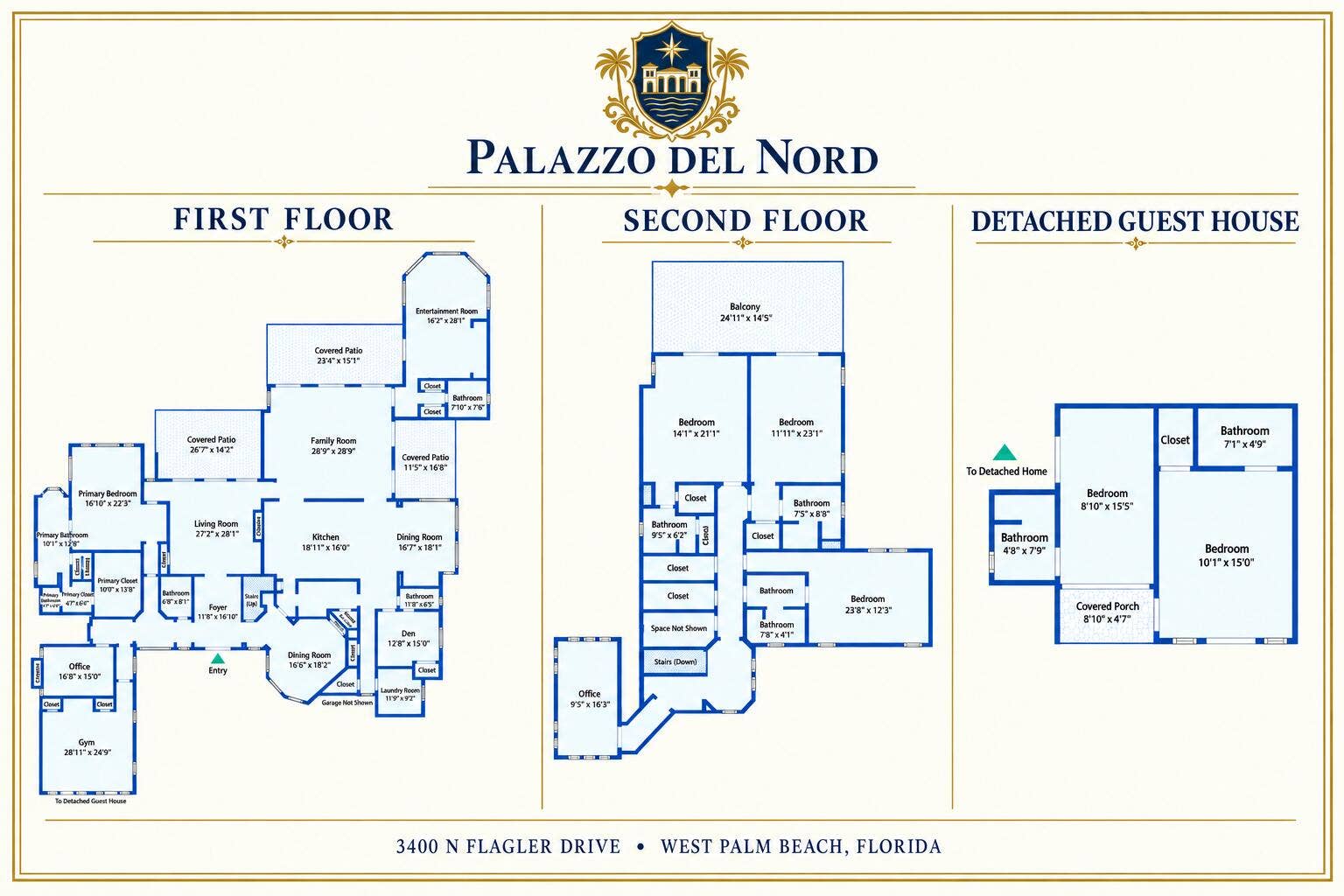 3400 N Flagler Drive, West Palm Beach, FL 33407 Floorplan