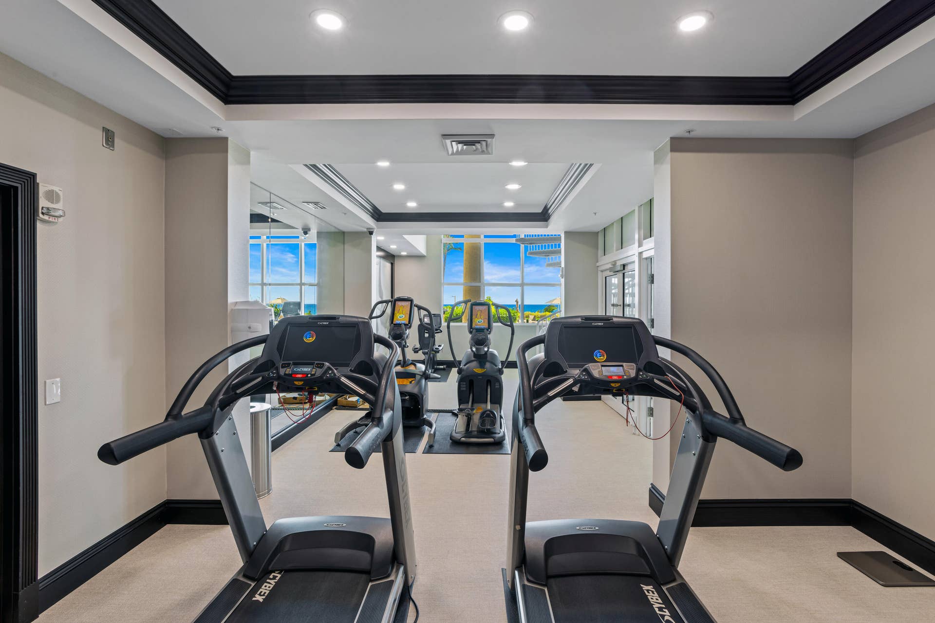 1063 Hillsboro Mile, #403, Hillsboro Beach, FL 33062 FITNESS CENTER & VIEW OF OCEAN