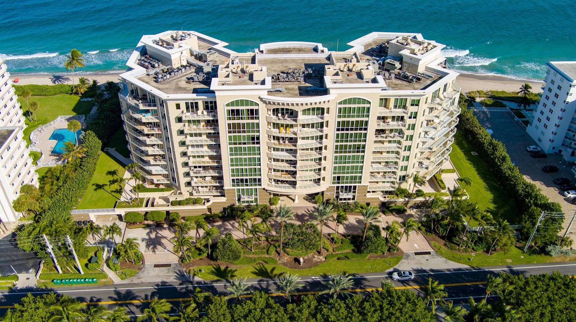 1063 Hillsboro Mile, #403, Hillsboro Beach, FL 33062 Ocean Grande aerial