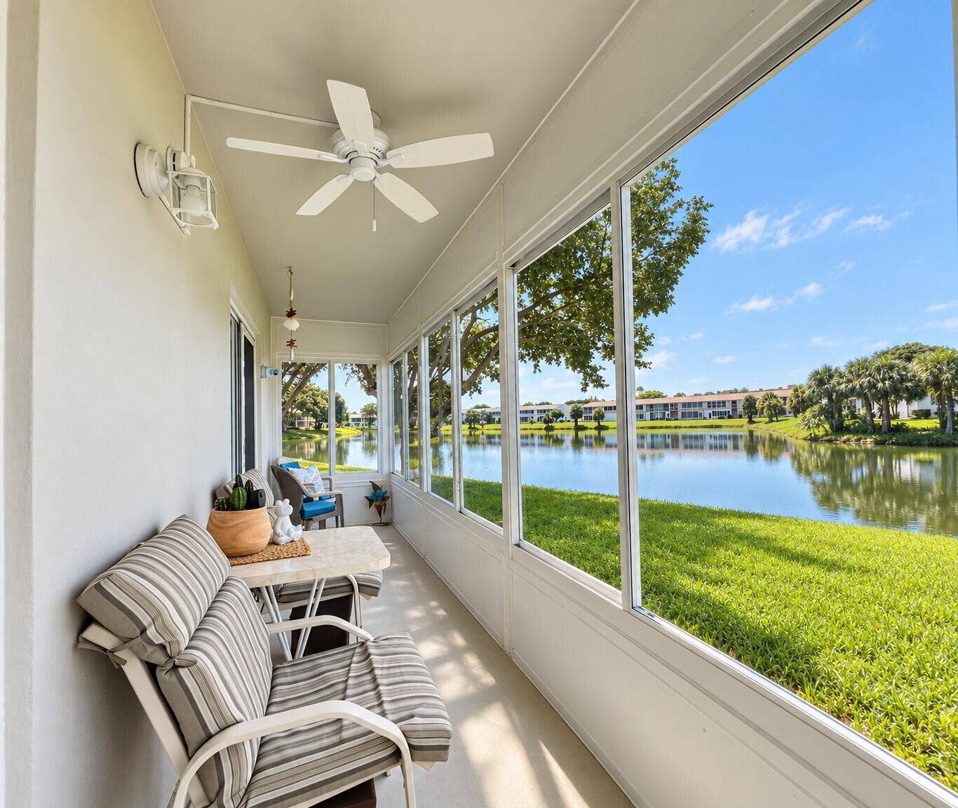 108 SOMERSET F, West Palm Beach, FL 33417 WOW!!! Stunning Water Views! First Floor 2/2 CORNER in The Desirable Somerset Section of Century Village! (Photos Have Been Color Corrected)