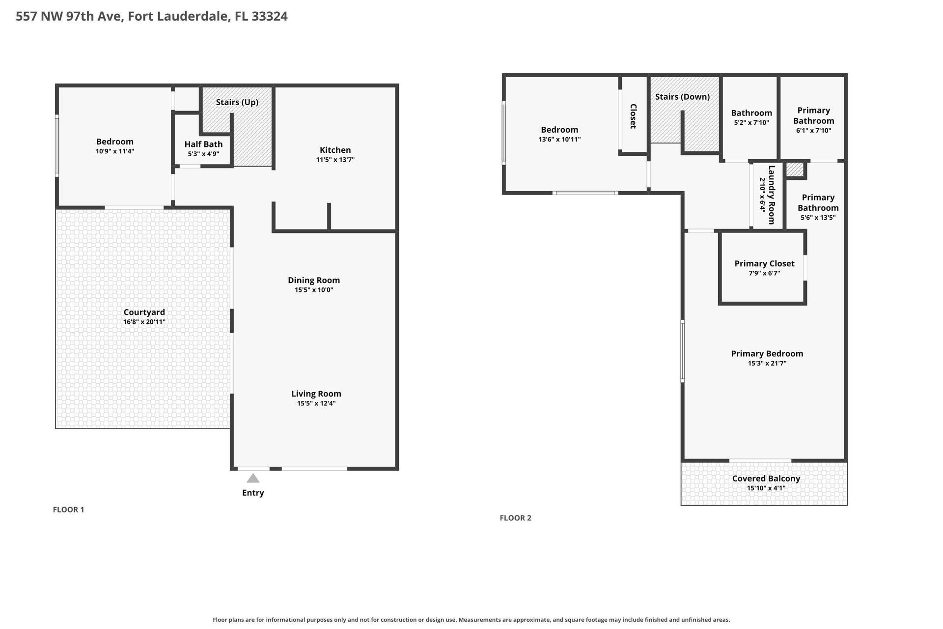 557 NW 97TH Avenue, Plantation, FL 33324 Floor Plan