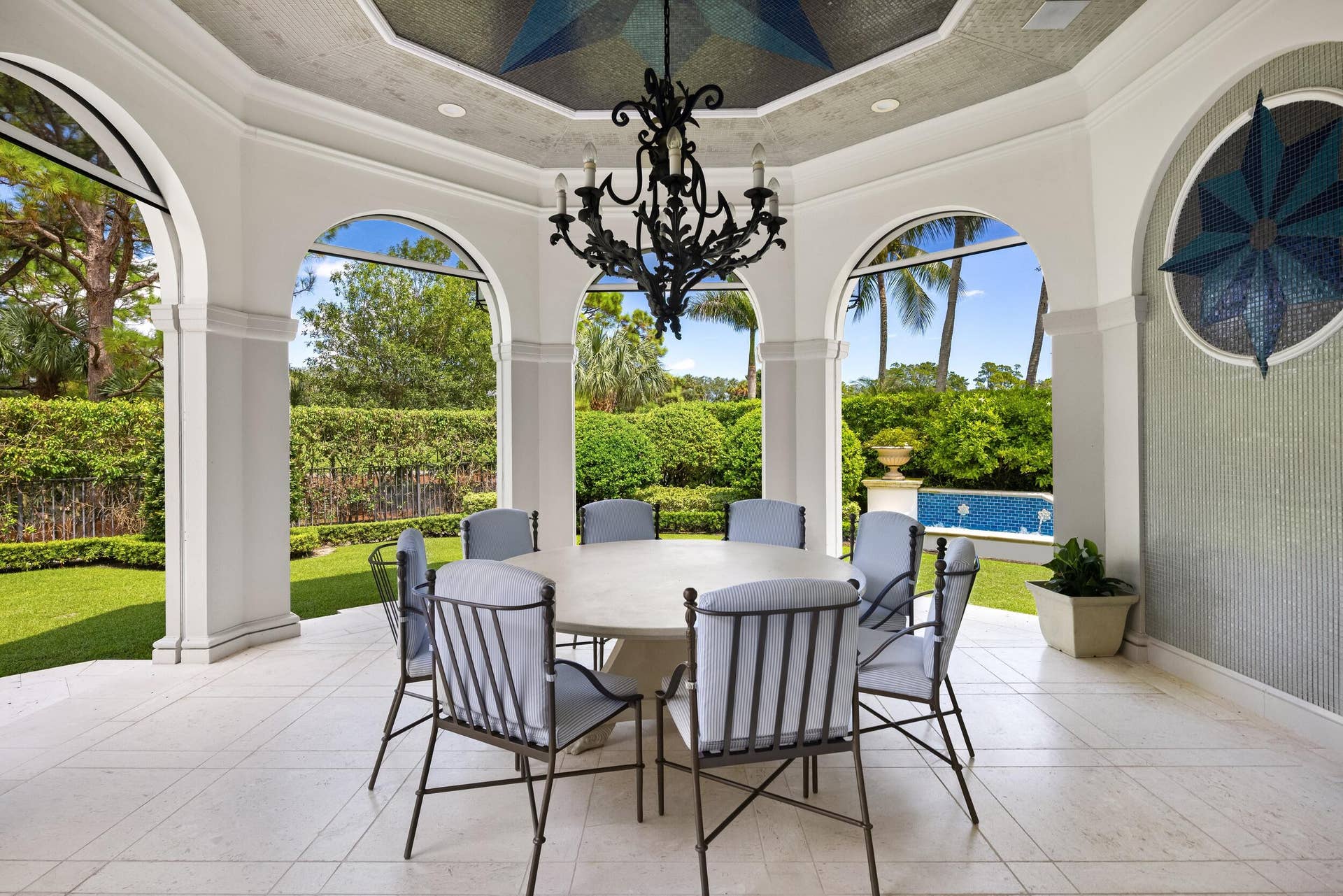 11607 Charisma Way, Palm Beach Gardens, FL 33418 Pool Dining